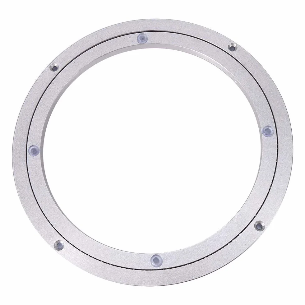 GOTOTOP Obrotowy talerz ze stopu aluminium 10 cali Łożysko gramofonu Stół obrotowy
