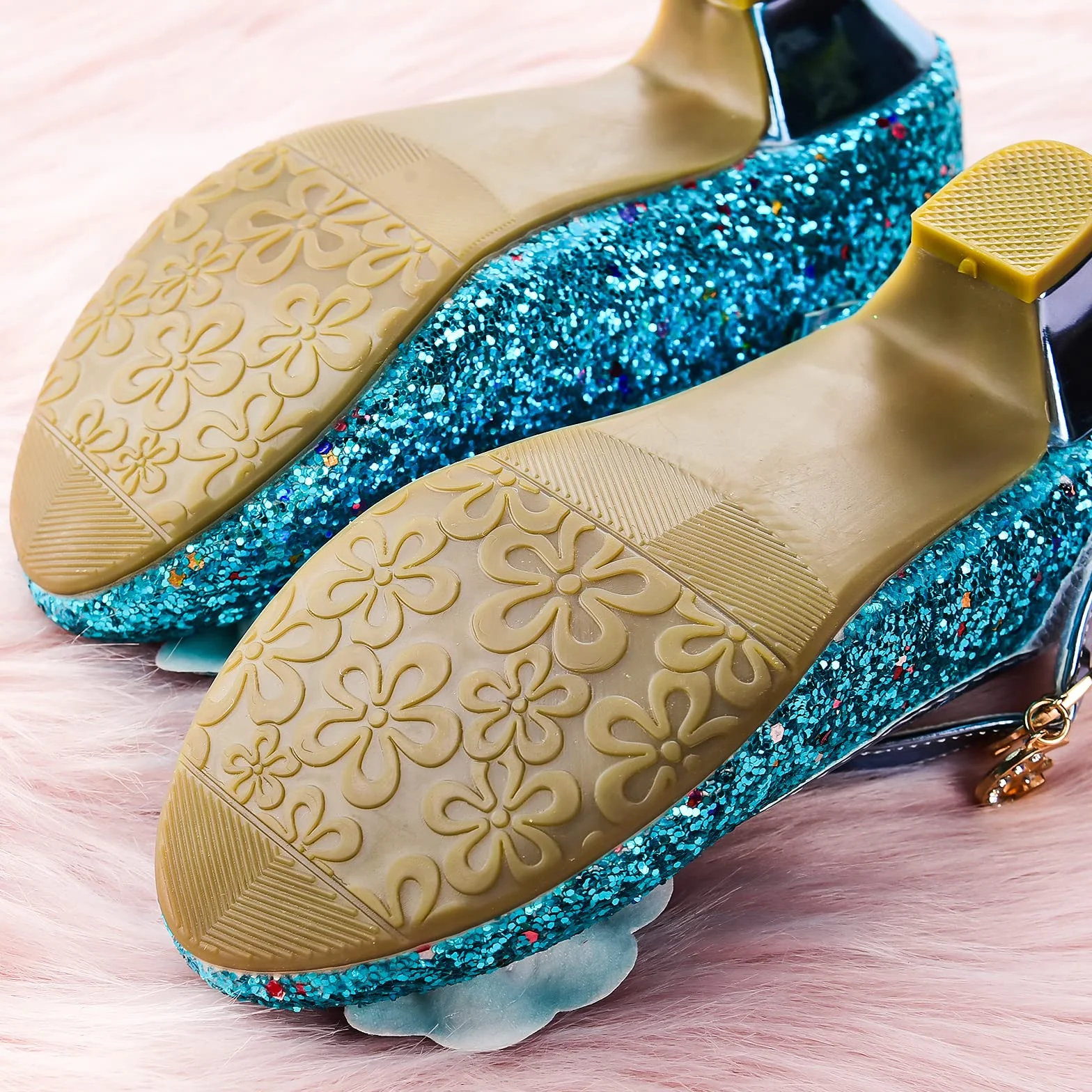 JerrisApparel Dziewczęce buty księżniczki Mary Janes na wesele, urodziny, imprezę