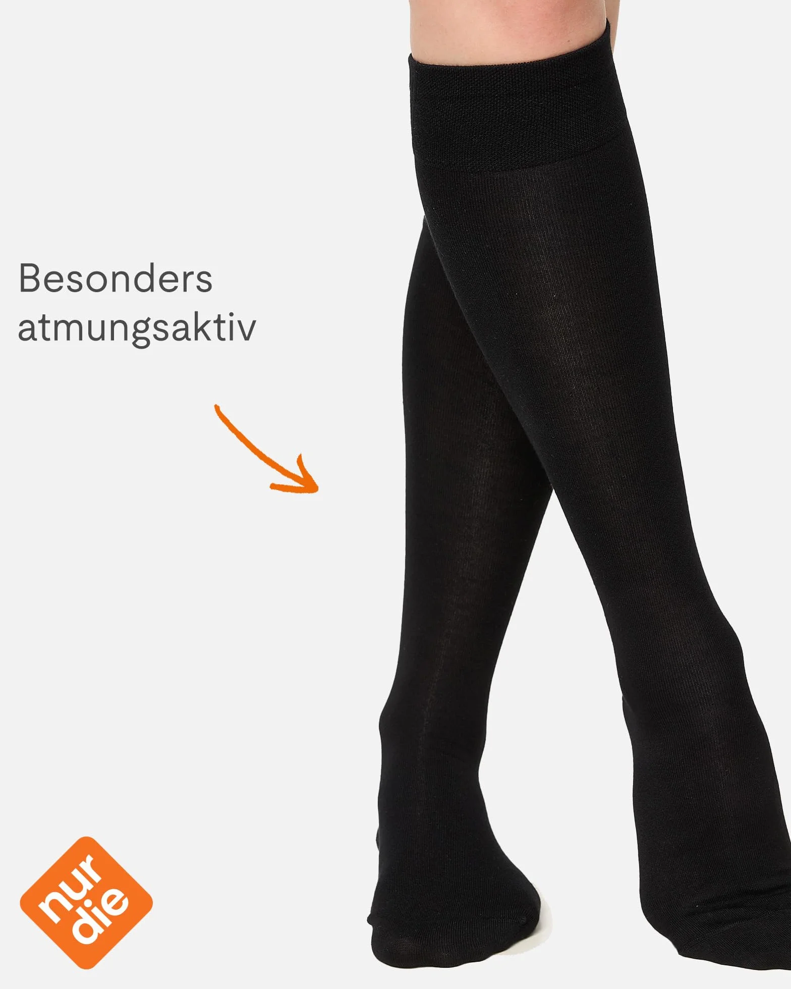 Nur Die Podkolanówki Kobiety Damen "Bambus Knie"