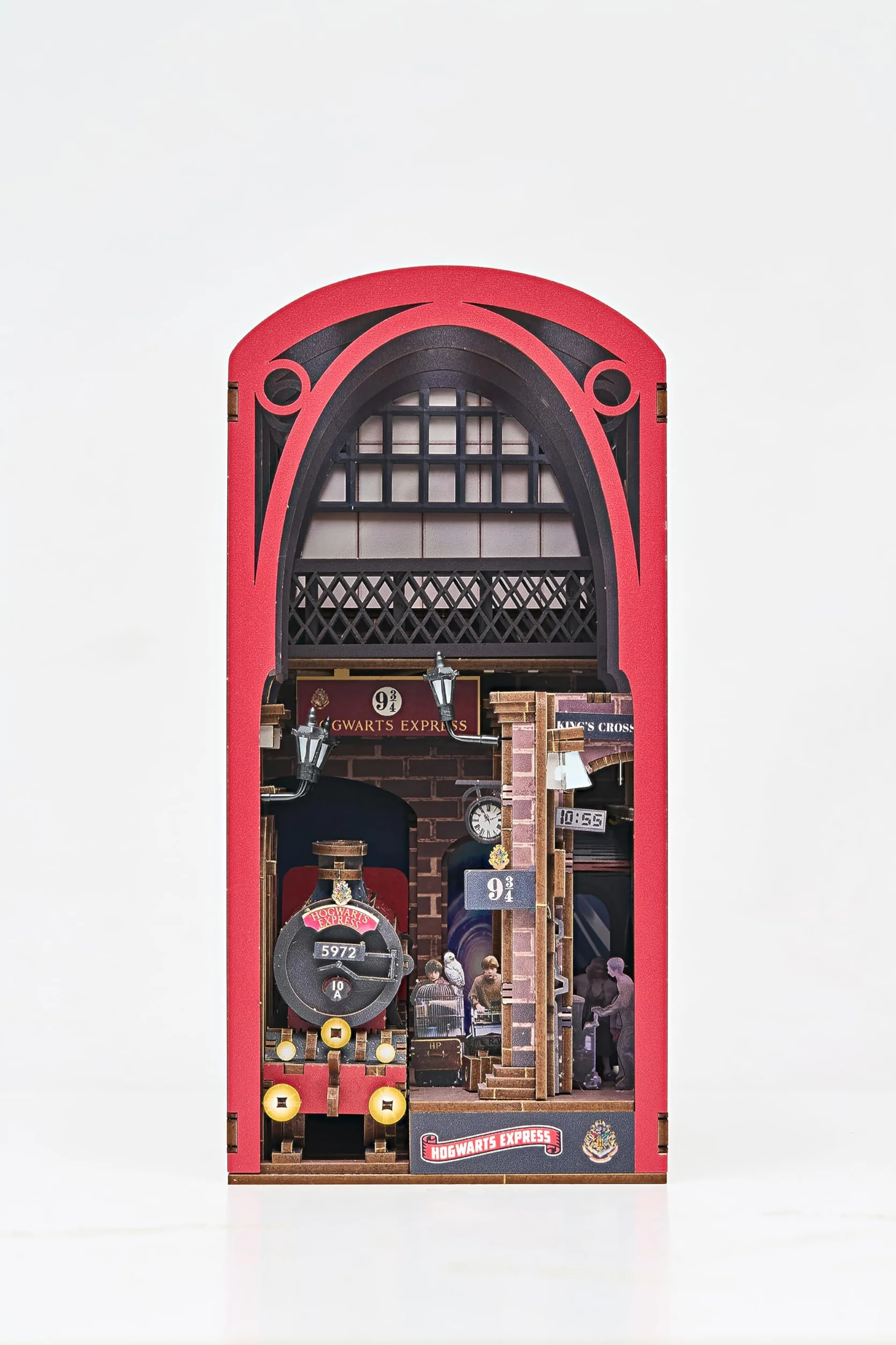 Revell Harry Potter Hogwart Express Book Nook z oświetleniem LED, miniaturowe 3D do samodzielnego wykonania