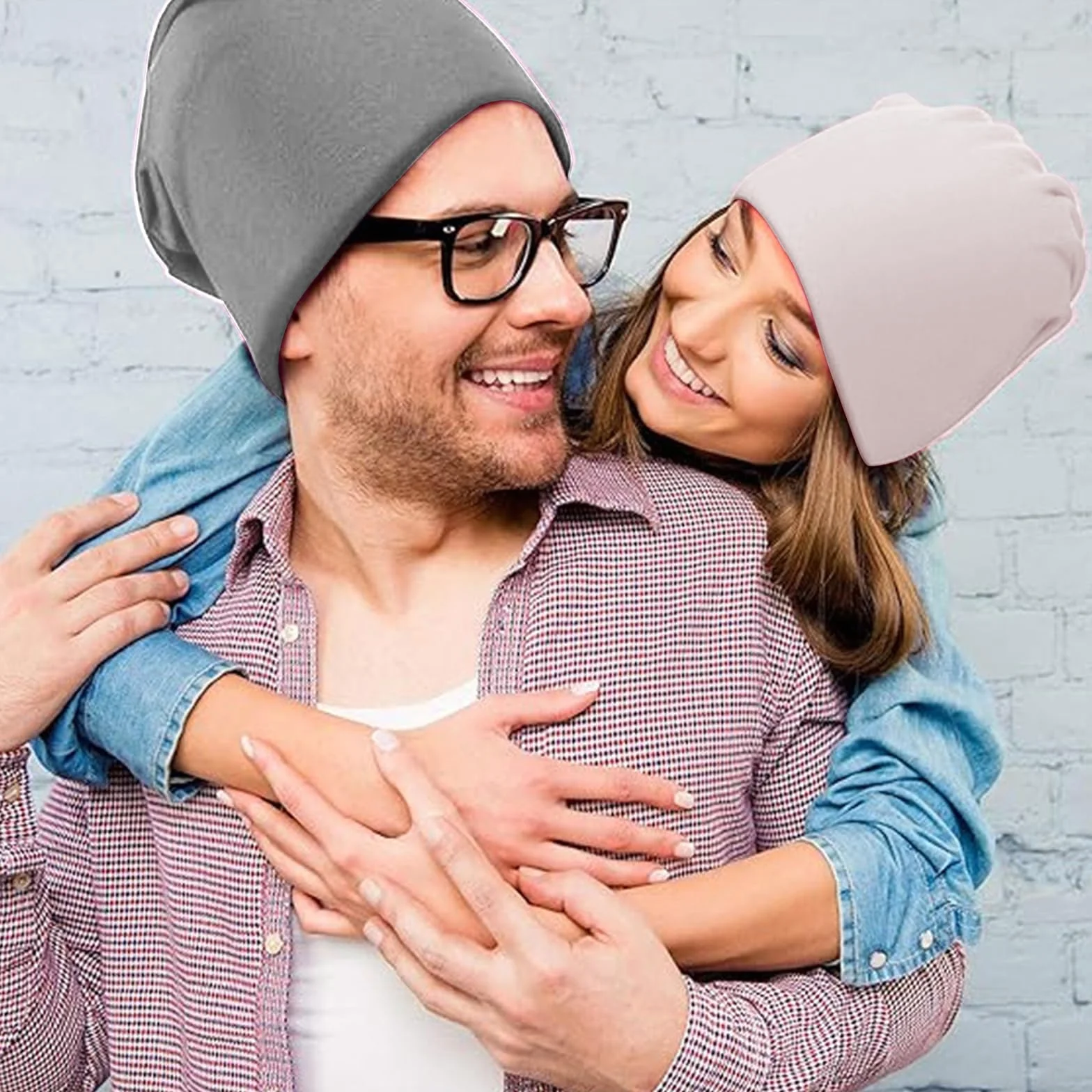 Slouchy Beanie czapka dla kobiet i mężczyzn, chemio, nakrycie głowy, na lato, lekka czapka do spania dla kobiet i mężczyzn (szara, zielona, khaki), szary, zielony, khaki, M-L