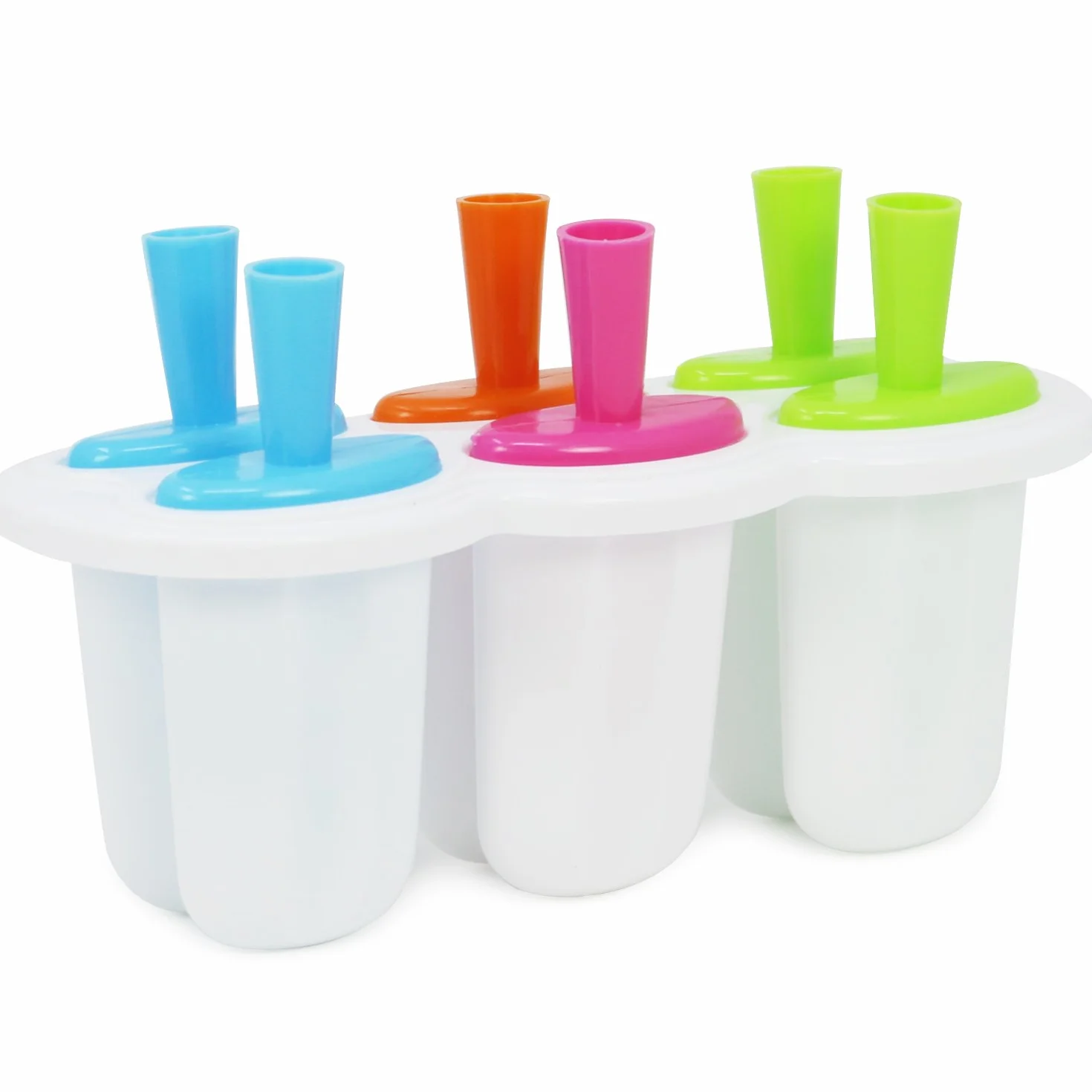 COM-FOUR foremka do lodów na patyku 10 porcji 2 wzory 45ml 50ml