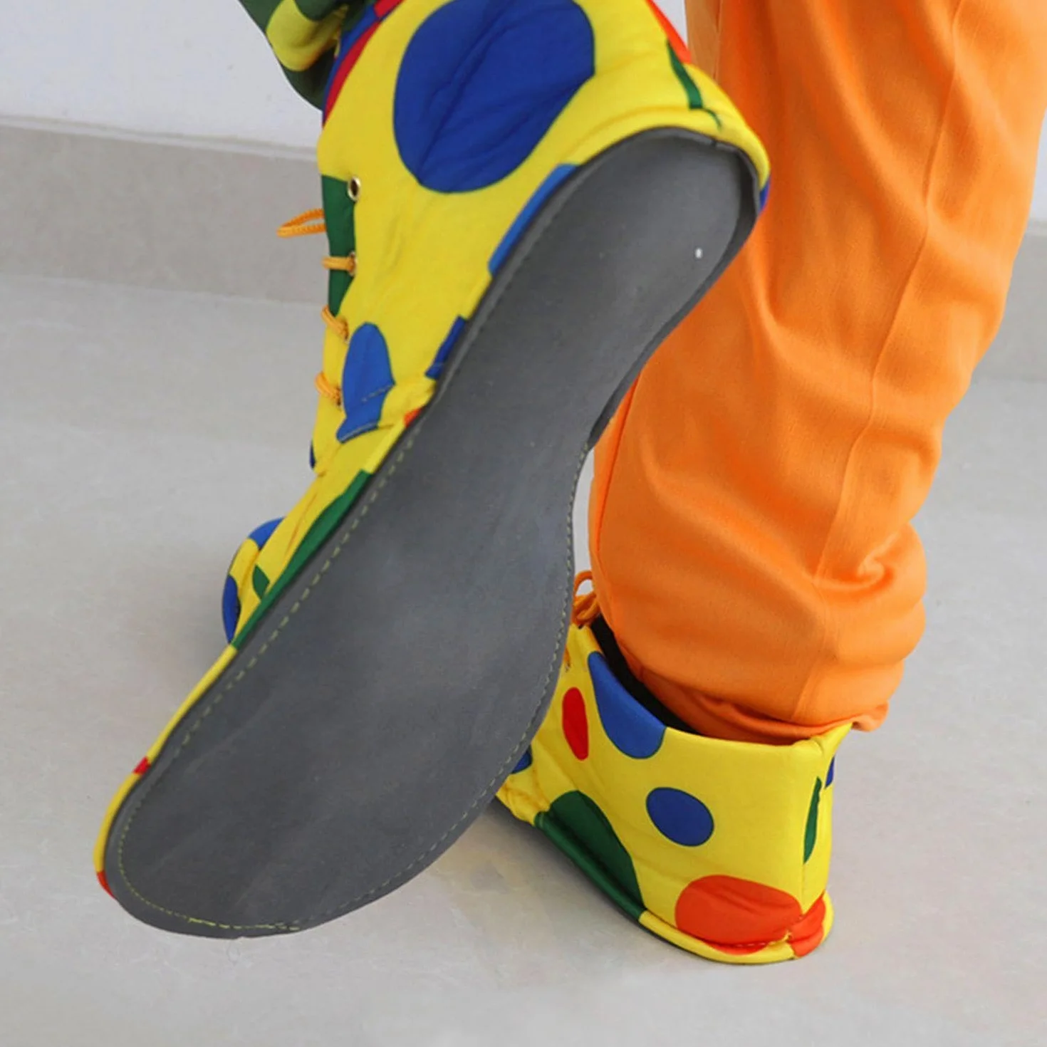 1 para butów klauna, duże zabawne buty parodii, tęczowe buty klauna, buty do cosplay, buty sceniczne, odpowiednie na imprezy kostiumowe i występy festiwalowe