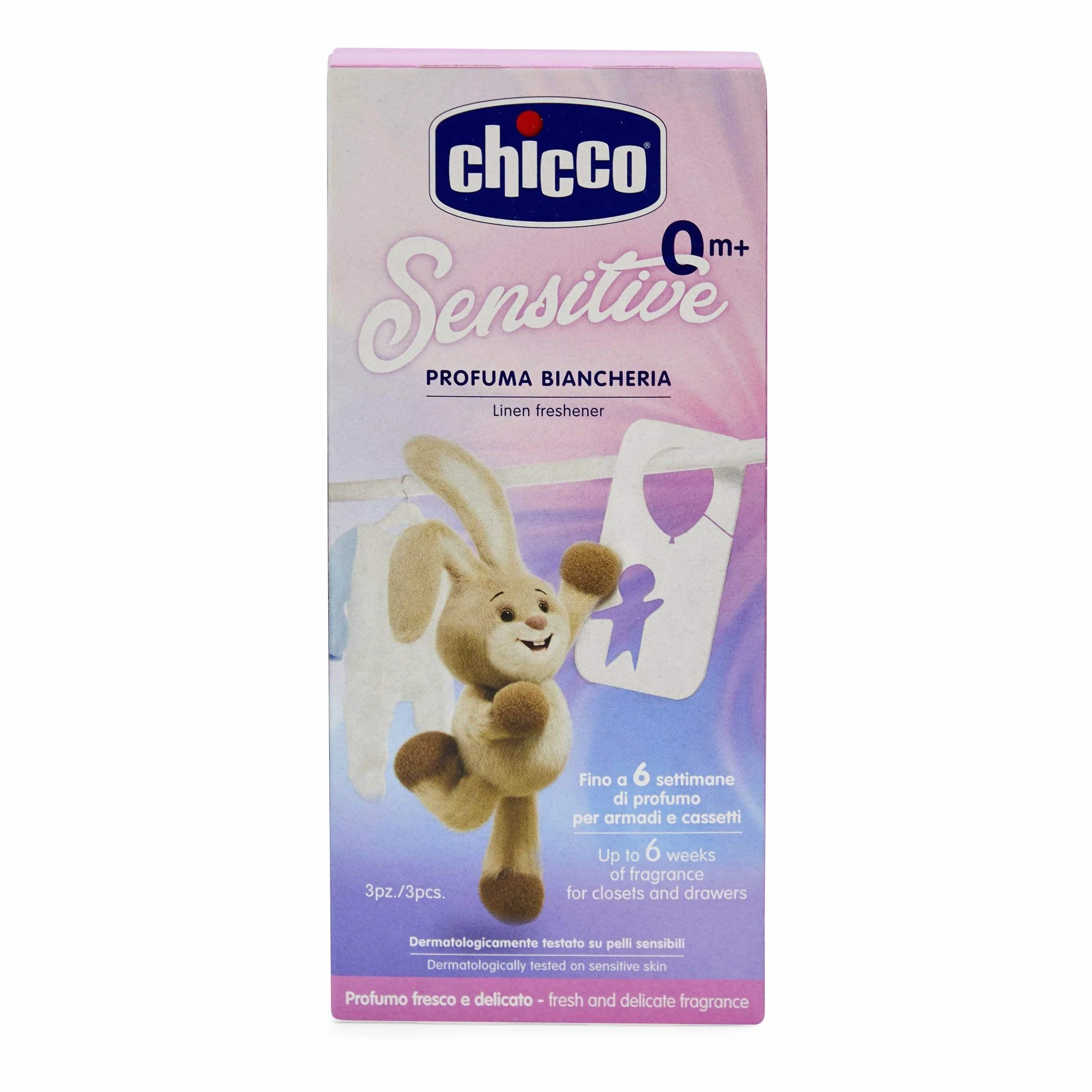 Chicco Perfumy pościel Świeży delikatny zapach 3 sztuki