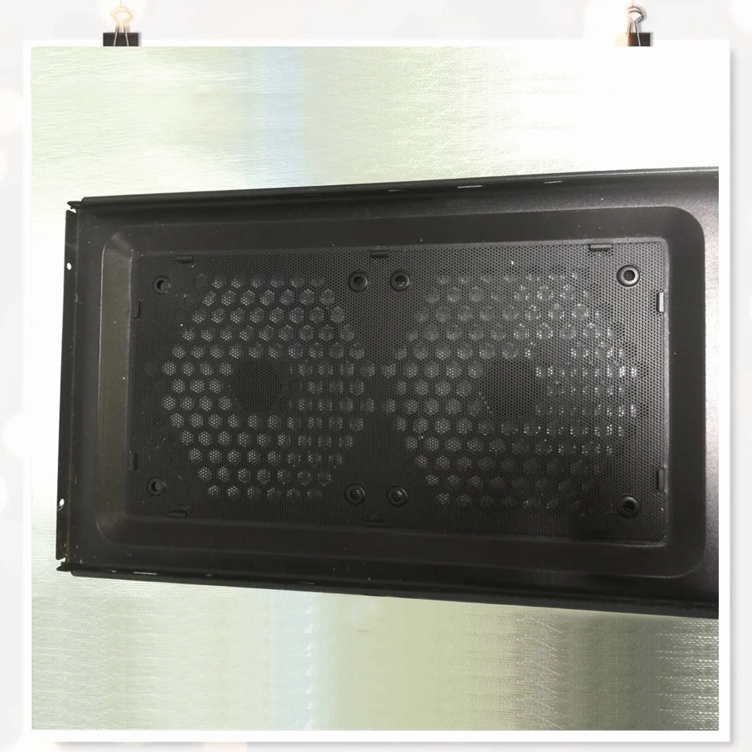 Filtr przeciwpyłowy, osłona wentylatora PC, filtr przeciwpyłowy – 29 x 100 cm, osłona ochronna z PCW do ochrony przed kurzem, kratka wentylatora, wentylator komputerowy, pyłoszczelny, czarny