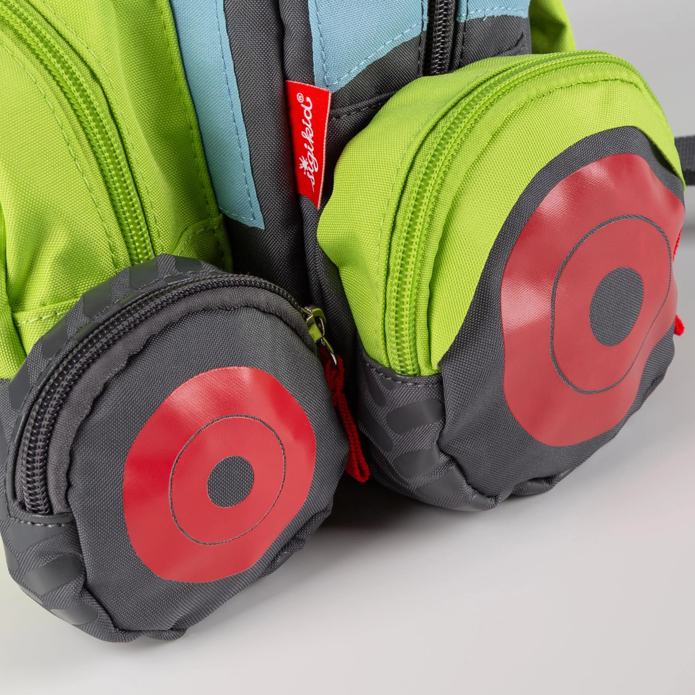 Sigikid Uniseks - Dzieci Traktor Plecak, Wielokolorowy, 5.2 l