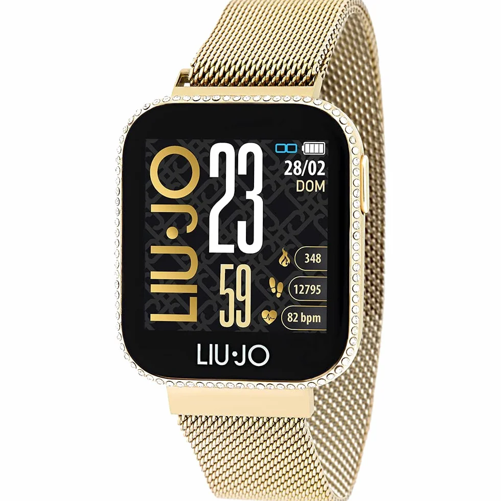 Orologio smartwatch złoty collezione luxury - Liu Jo SWLJ012, złoto, bransoletka