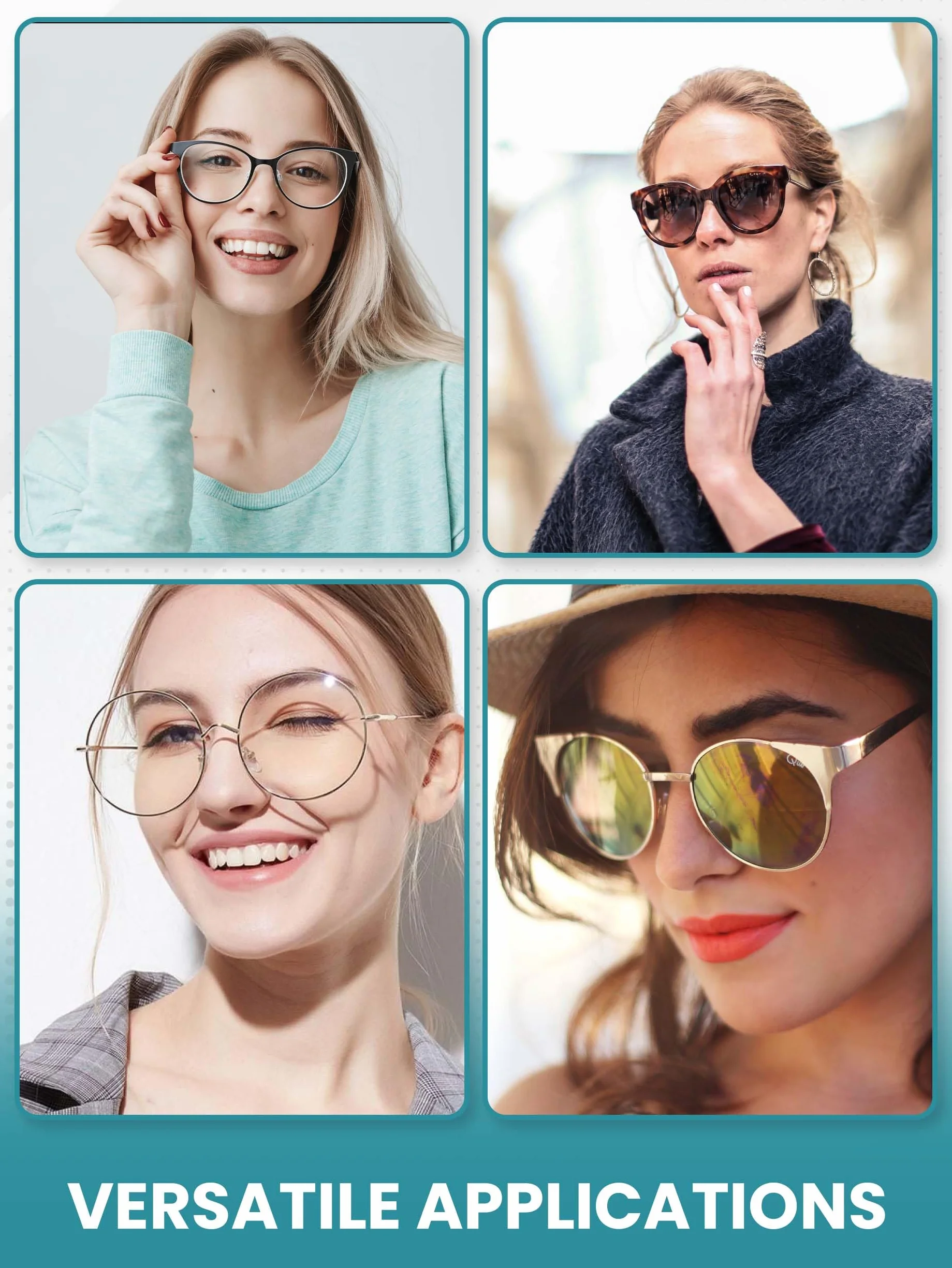 SPORTS WORLD VISION Gafas Plaquetas Almohadillas nasales Air Active de silicona suave 17mm Protectores de gafas con rosca 1 par