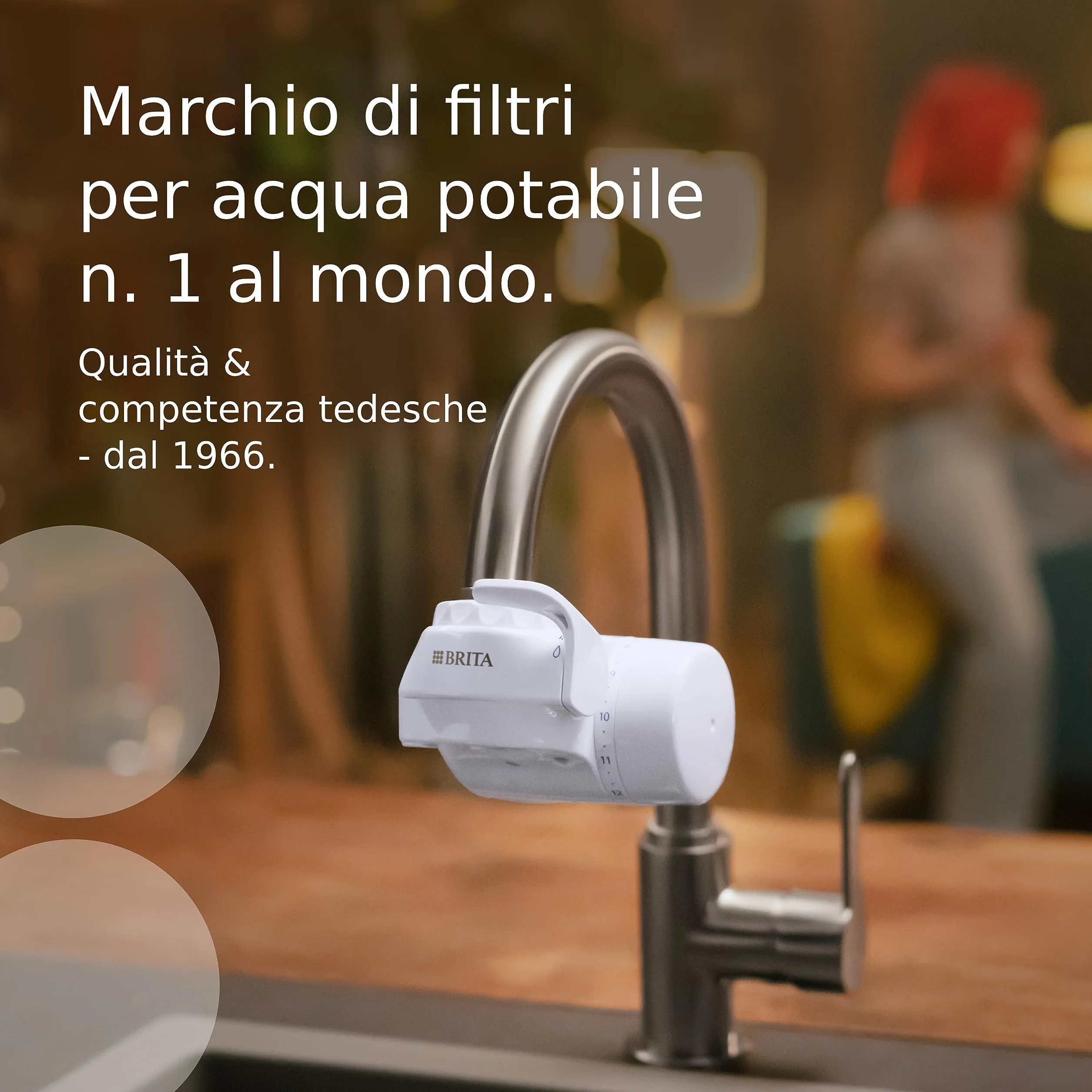 BRITA Filtr do wody z kranu ON TAP V - redukuje chlor, PFAS, metale