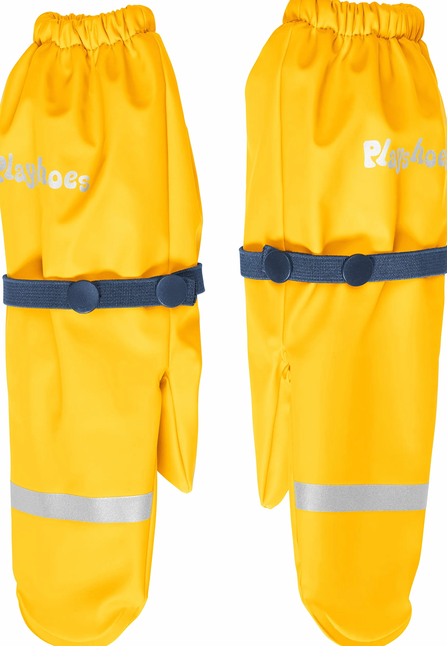 Playshoes Dziecięce rękawice błotne z podszewką z polaru, 12 – żółty, 1-2 lat