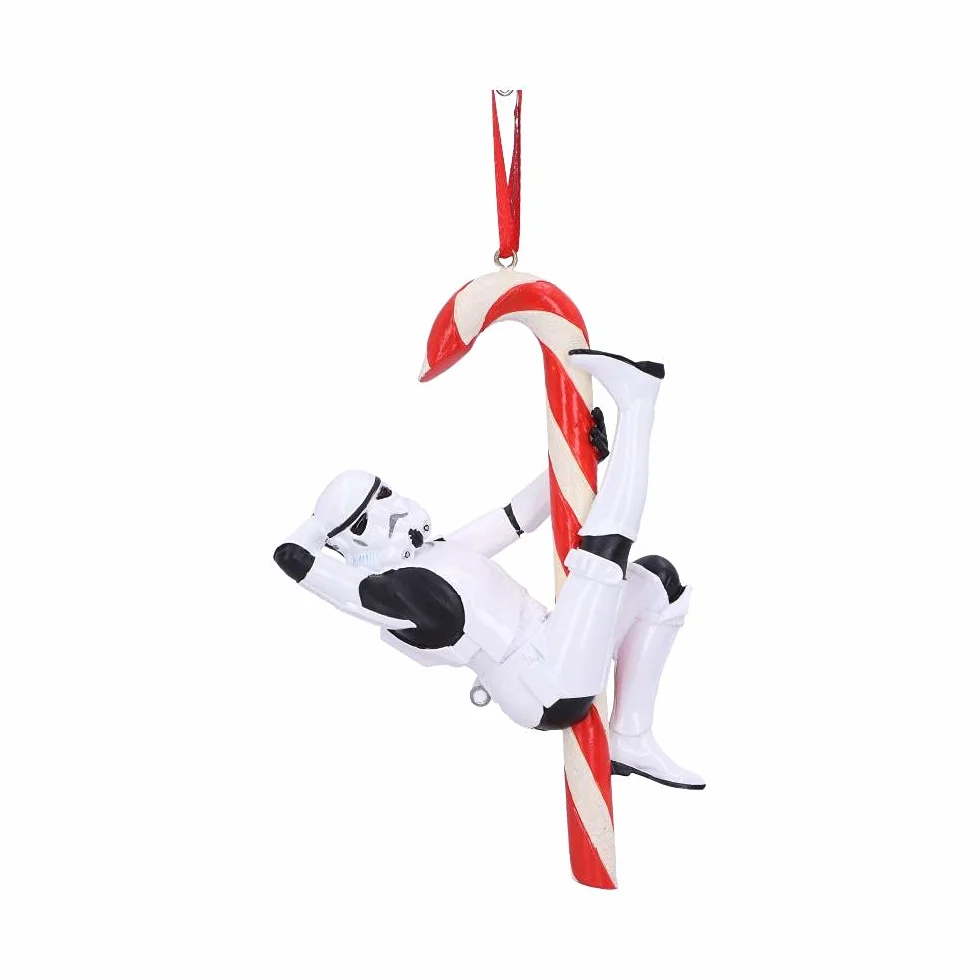Nemesis Now Stormtrooper laska cukrowa wisząca ozdoba dekoracja 12 cm, Boże Narodzenie, biały