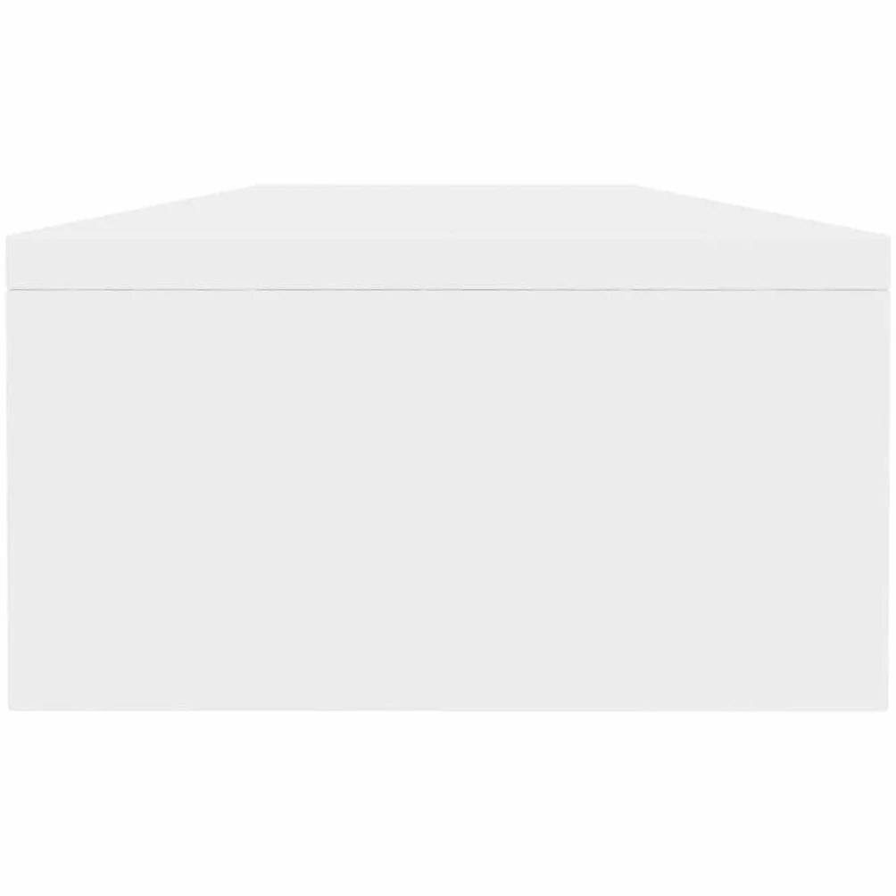 vidaXL Podstawka na monitor, biała, 100x24x13 cm, materiał drewnopochodny