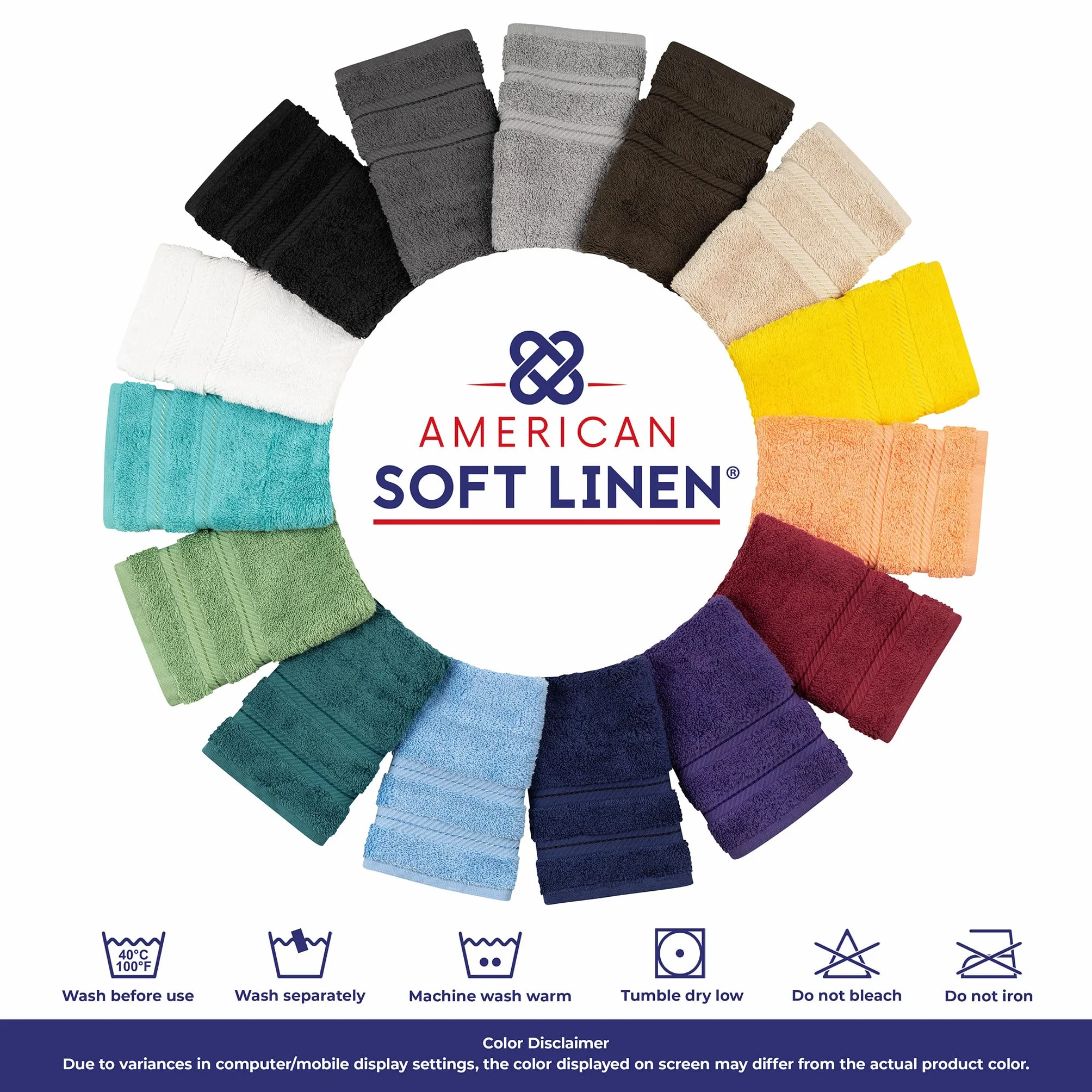 American Soft Linen Dywanik łazienkowy, 43 cm x 61 cm 100% Bawełniane Mata łazienkowe do łazienki, Antypoślizgowe, nadające się do prania, pluszowe dywaniki do łazienki, Beżowy dywanik łazienkowy