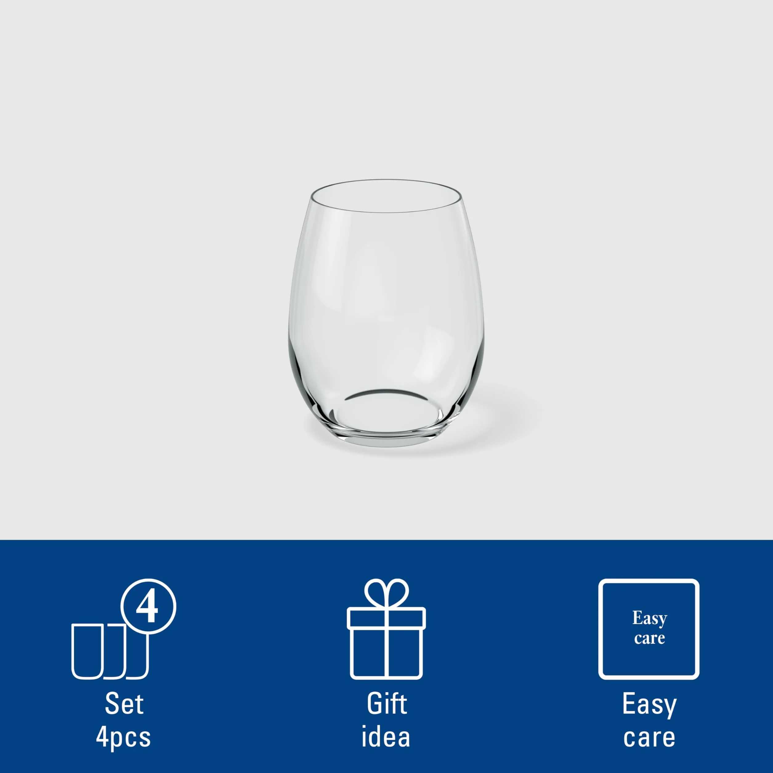 Villeroy & Boch Entrée Szklanka do wody kryształowa 480 mm przezroczysta