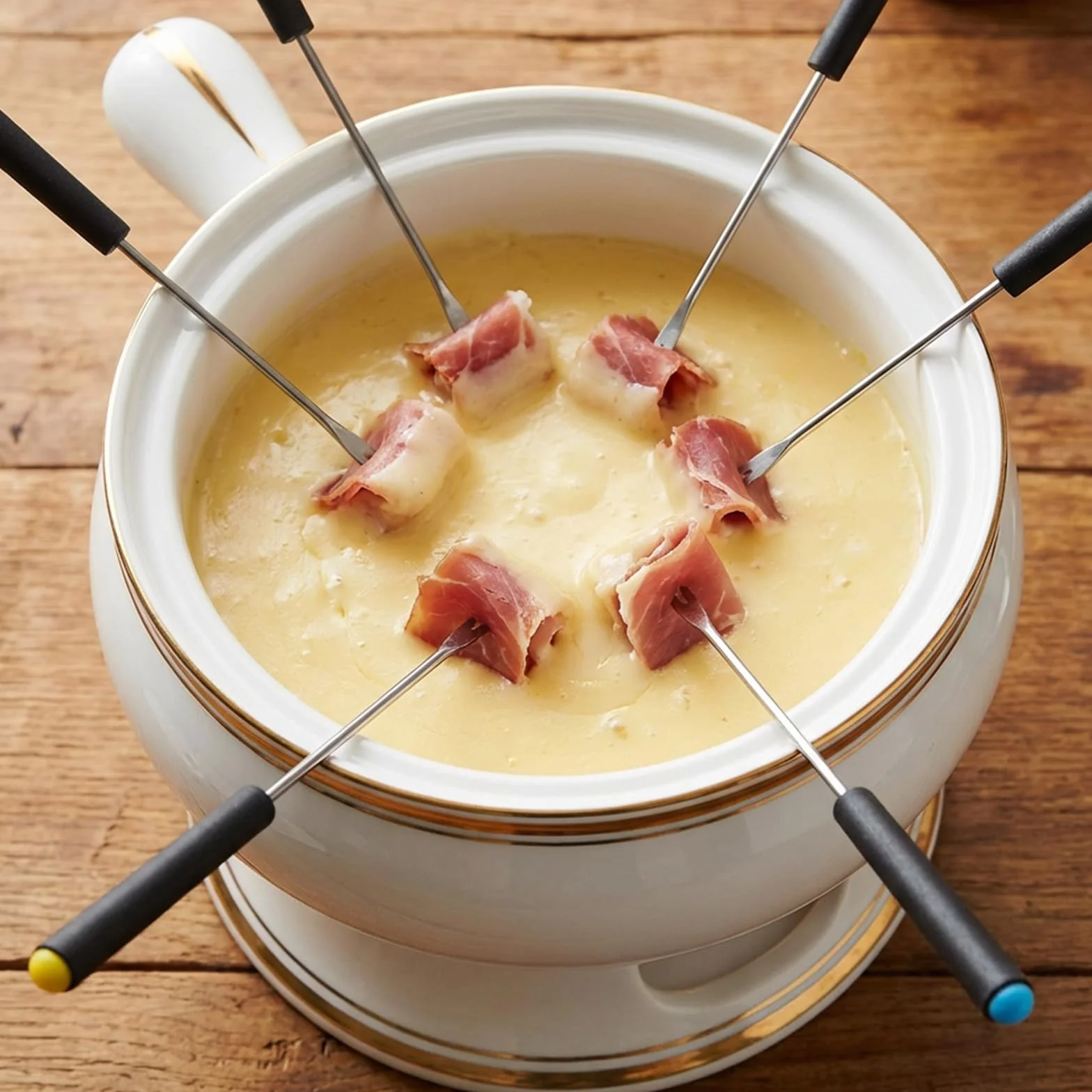 Widelce do fondue ze stali nierdzewnej szpikulce z uchwytem do sera ogniska grillowania