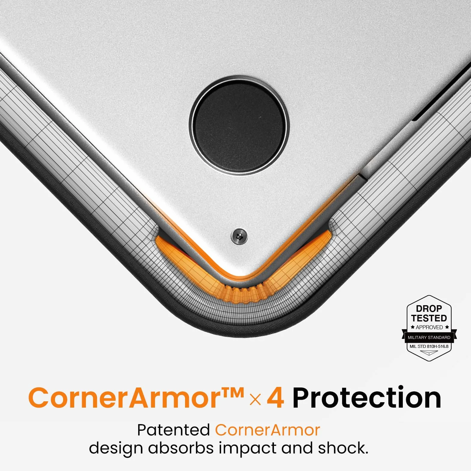 tomtoc Torba na laptopa 360° do 16-calowego MacBook Pro M4/M3/M2/M1 Pro/Max (2024-2019), odporna na działanie wody, torba na notebooka, pasuje do ASUS Vivobook 15/16, Dell Inspiron 15, etui na laptopa