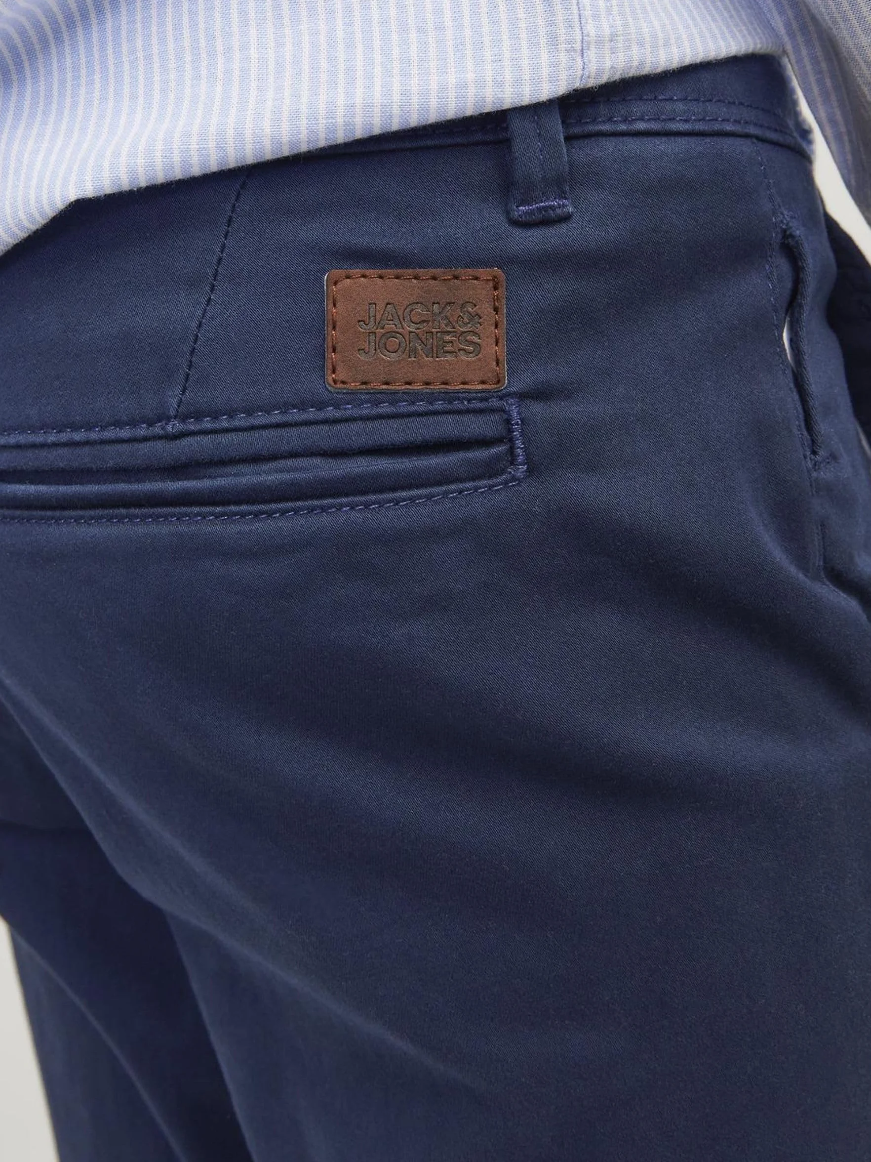 JACK & JONES Jjimarco Jjbowie Sa Navy Blazer Noos Jr - Spodnie Chłopcy
