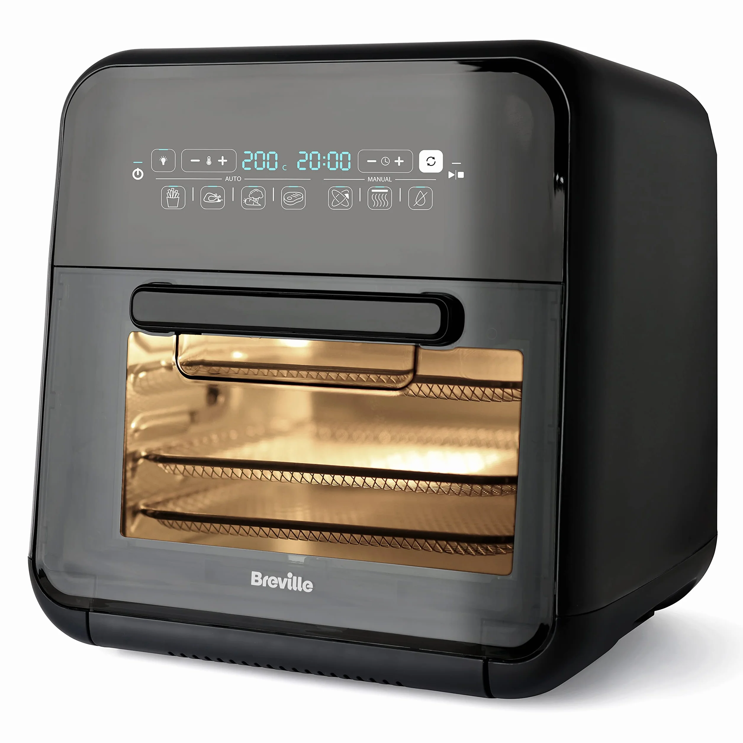 Breville Halo Frytkownica Beztłuszczowa, Czarny/Szary, 10 L