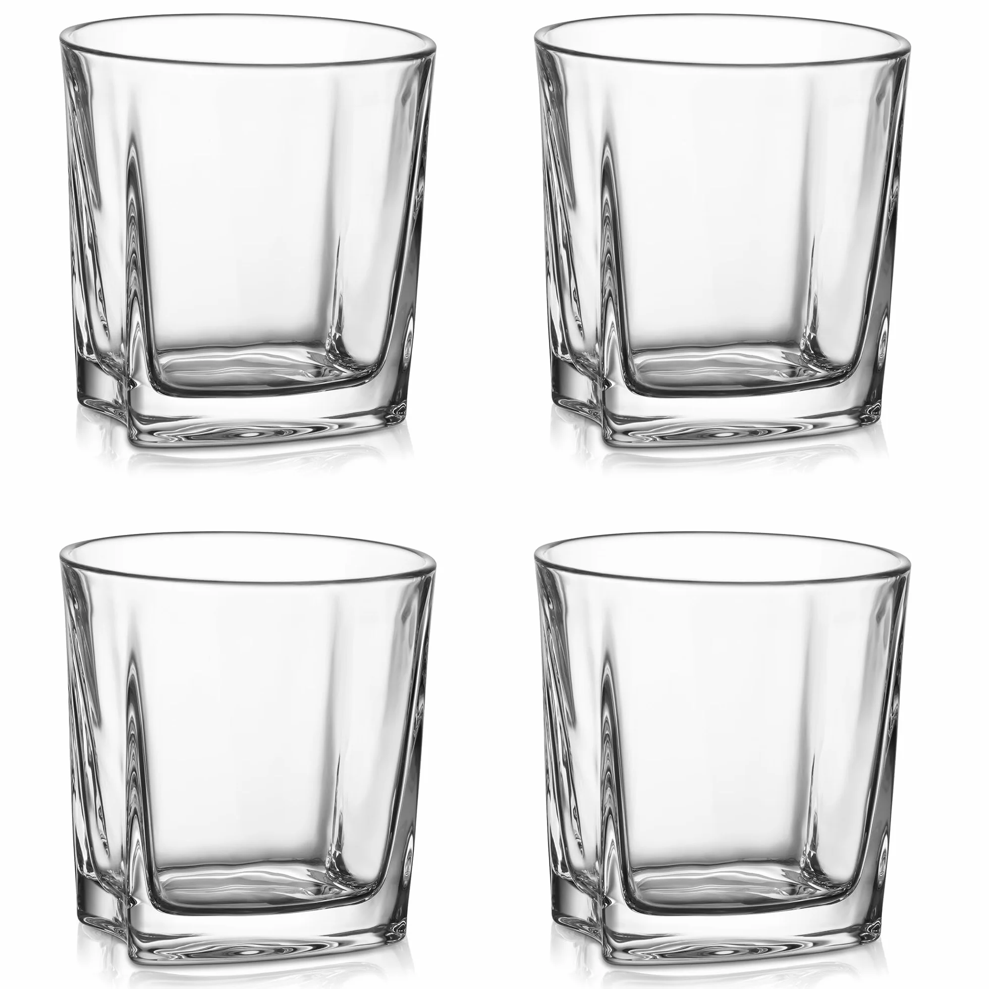 Szklanki do whisky z ciężkim dnem Twist zestaw 4 szt
