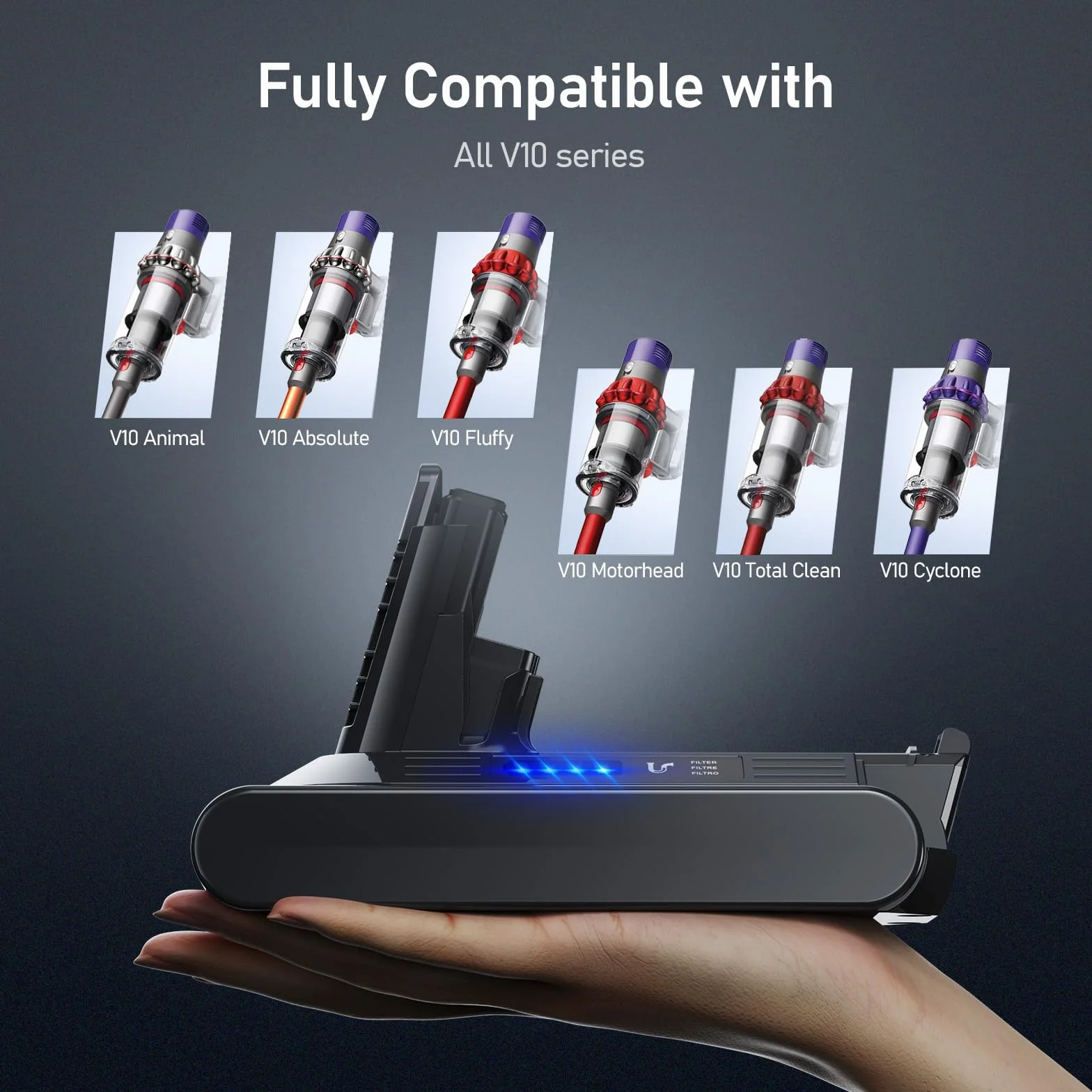 Bateria Morpilot do Dyson V10