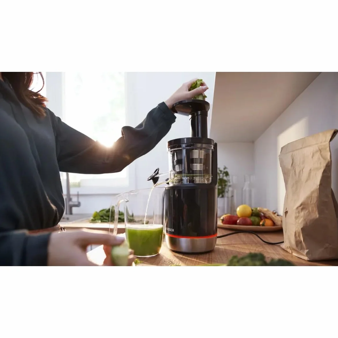 Bosch MESM731M Slowjuicer wyciskarka wolnoobrotowa 150 W stal szczotkowana