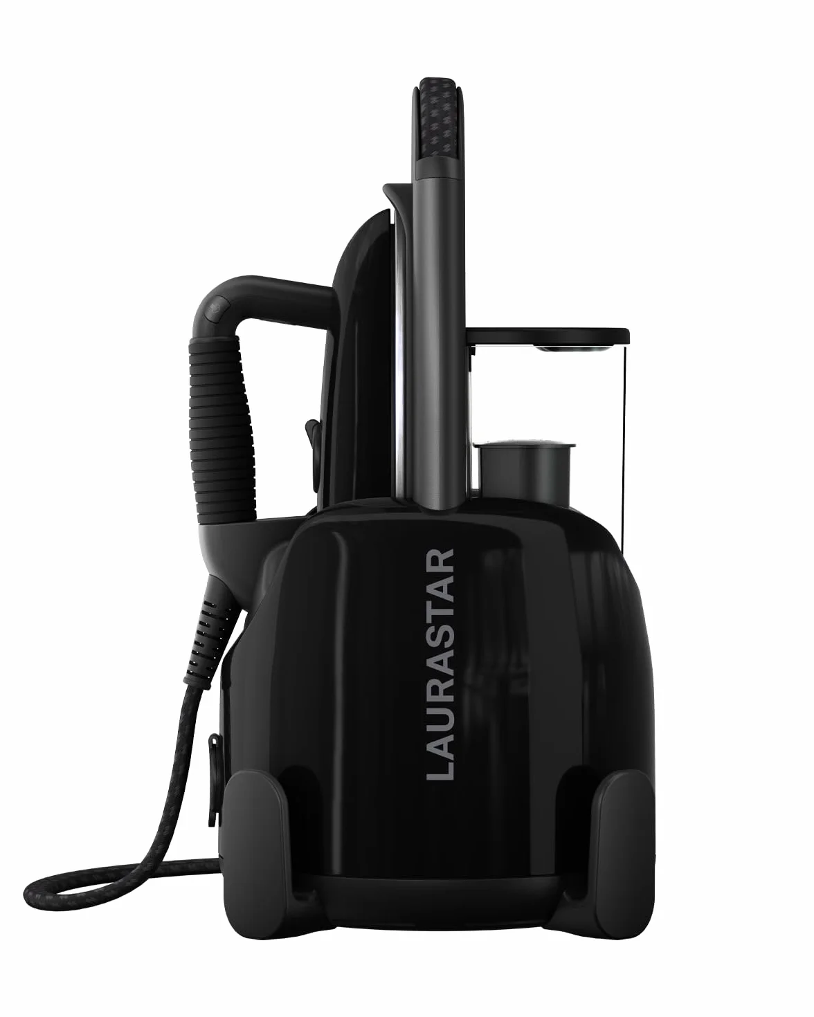 Laurastar Lift Plus Ultimate Black 3 w 1 stacja do prasowania z higieniczną parą, aluminiową podeszwą 3D