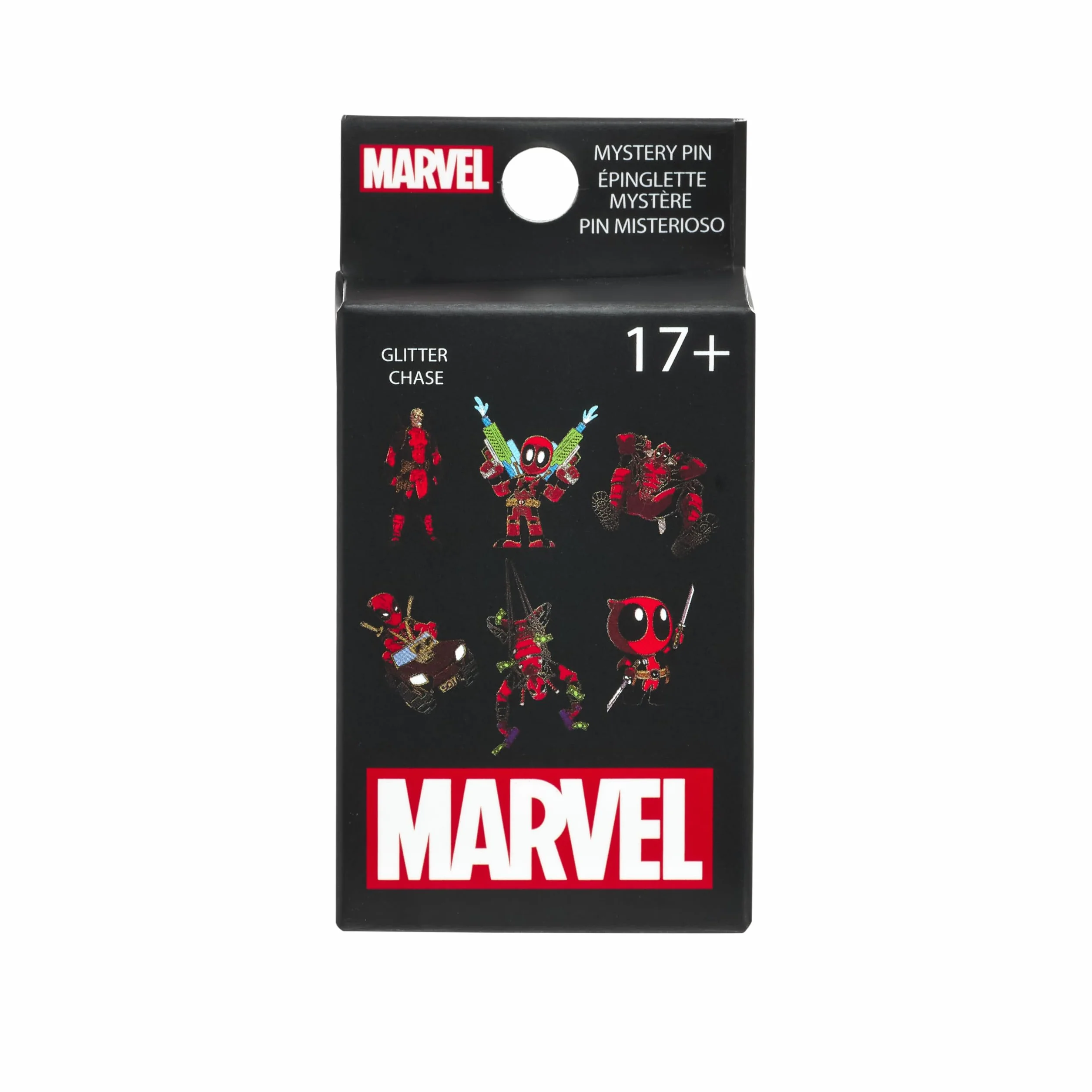 Funko Loungefly Marvel: Deadpool – emaliowana przypinka do ślepej skrzynki – Deadpool – emaliowane przypinki – urocza broszka kolekcjonerska – do plecaków i toreb – pomysł na prezent – oficjalny towar