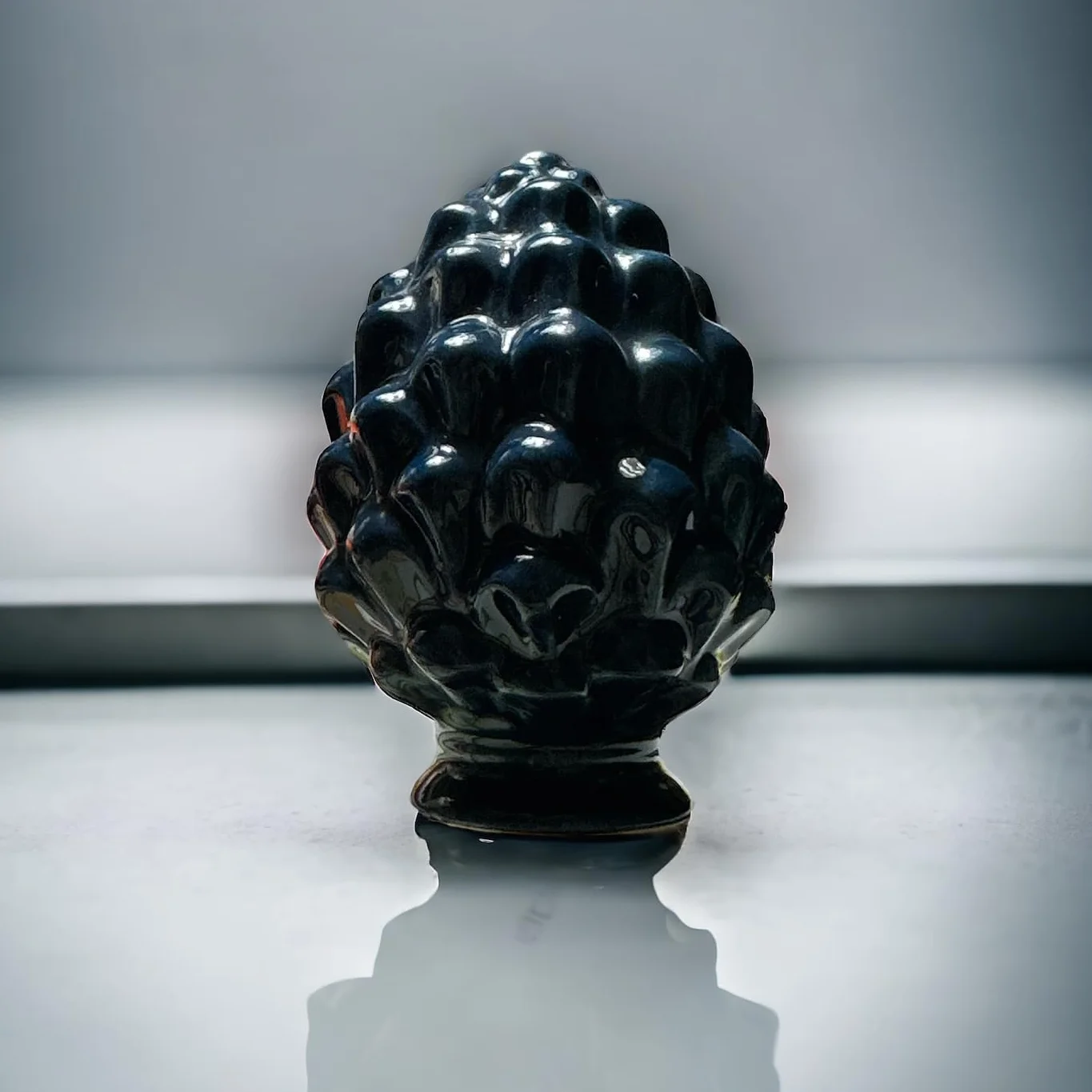 GMM Sycylijskie posągi ceramiczne 10 cm niebieska ceramika