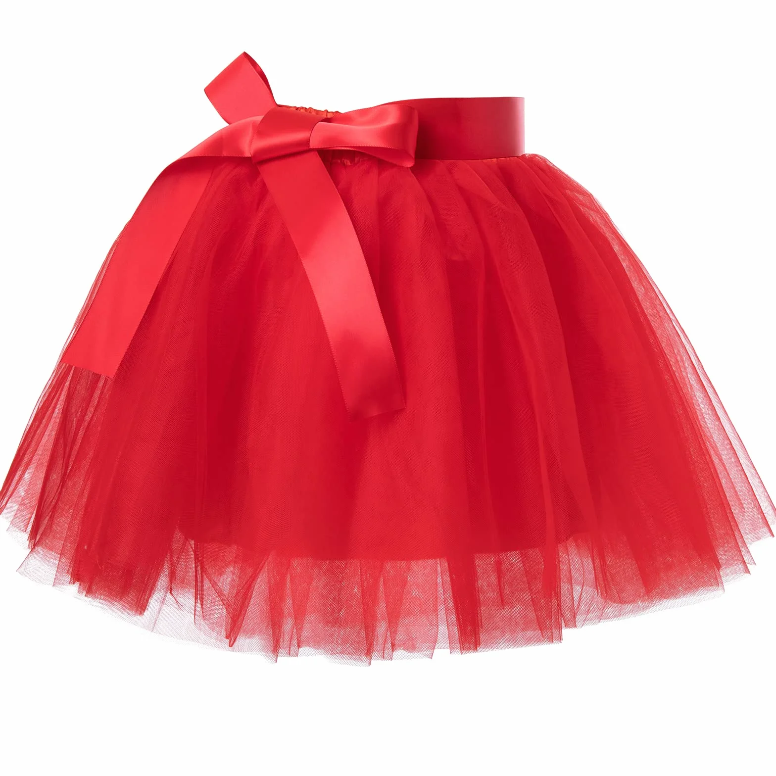 Spódnica tiulowa dla dzieci, spódniczka baletowa, mini spódniczka do tańca, 7 warstw, halka, sukienka baletowa, na imprezę, do tańca, kostiumu, na Halloween, 2-8 lat