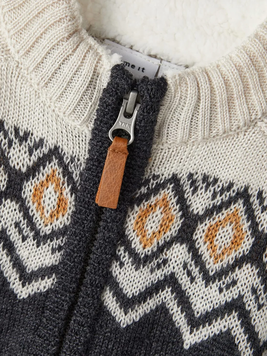 NAME IT Kombinezon Chłopcy Nmmwriss Wool Ls Knit Suit Xxiii