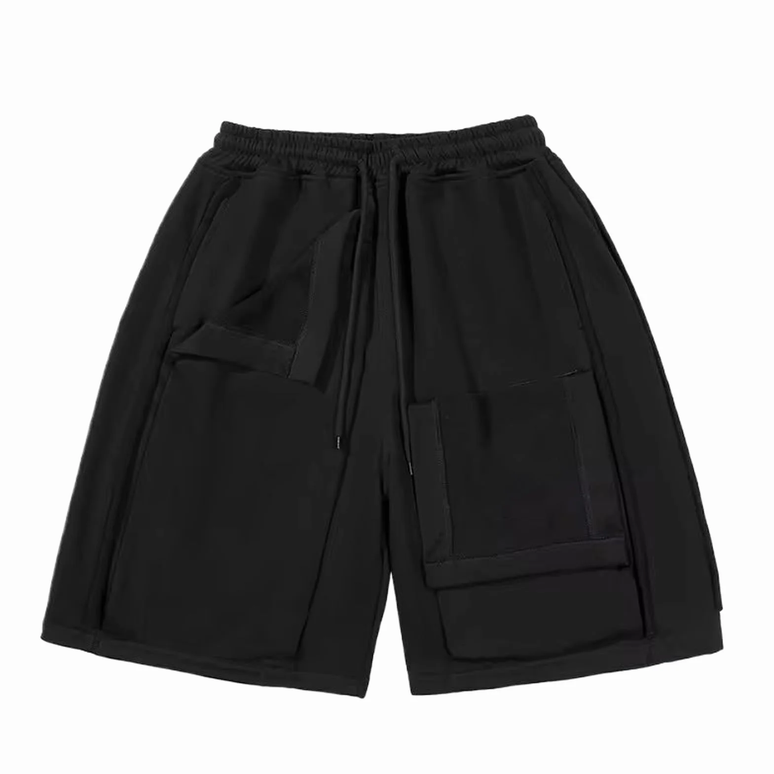 Letnie szorty męskie spodnie dresowe z wieloma kieszeniami krótkie spodnie taktyczne streetwear spodenki do kolan luźne