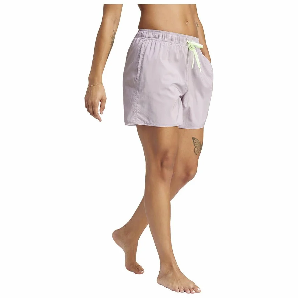 adidas Kobiety Branded Beach Shorts, preloved fig/aurora black, L