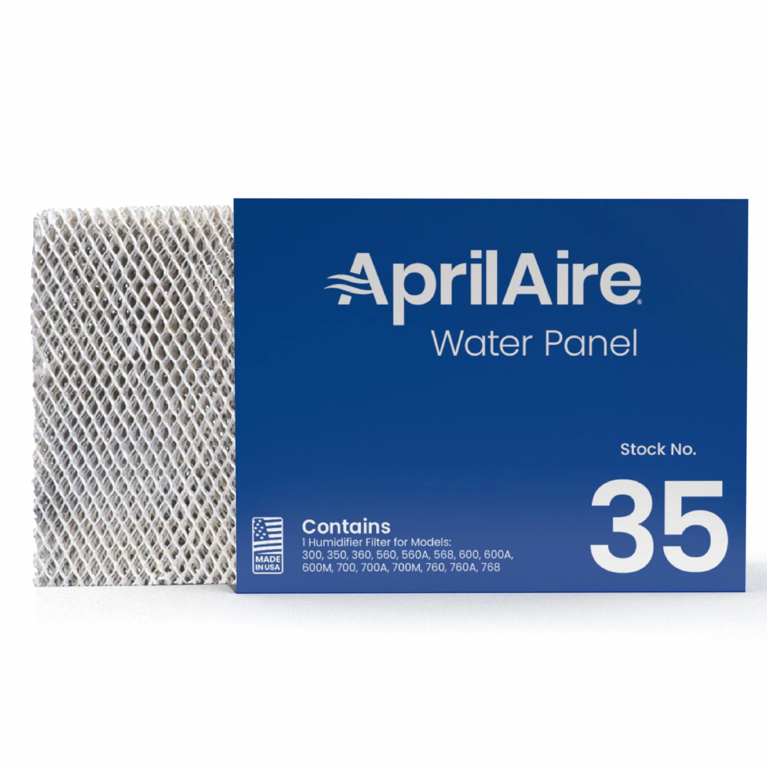 Aprilaire 35 panel wodny, pasuje do nawilżaczy 600, 600 A, 600 m, 700 A, 700 m, 760, 768, 350, 360, 560 i 568 (2 sztuki)