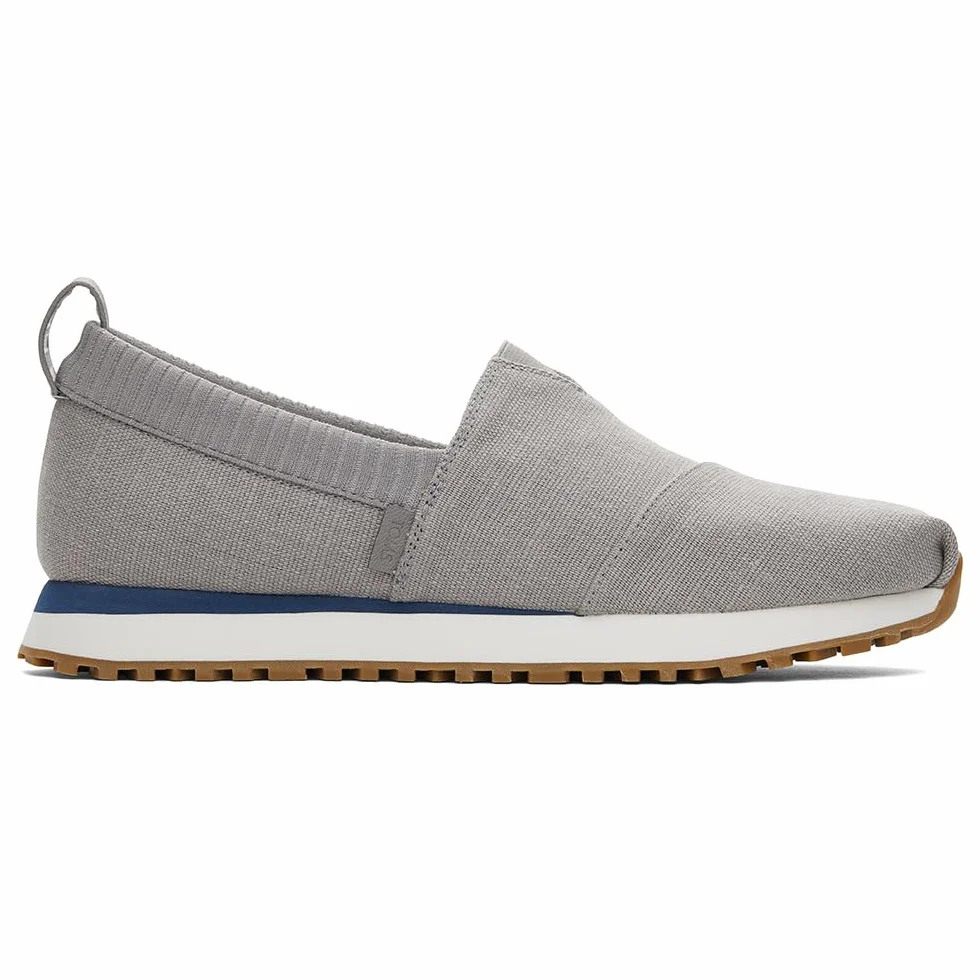 TOMS Męskie buty sportowe Resident 2.0, Mżawka szare płótno dziedzictwa, 44 EU
