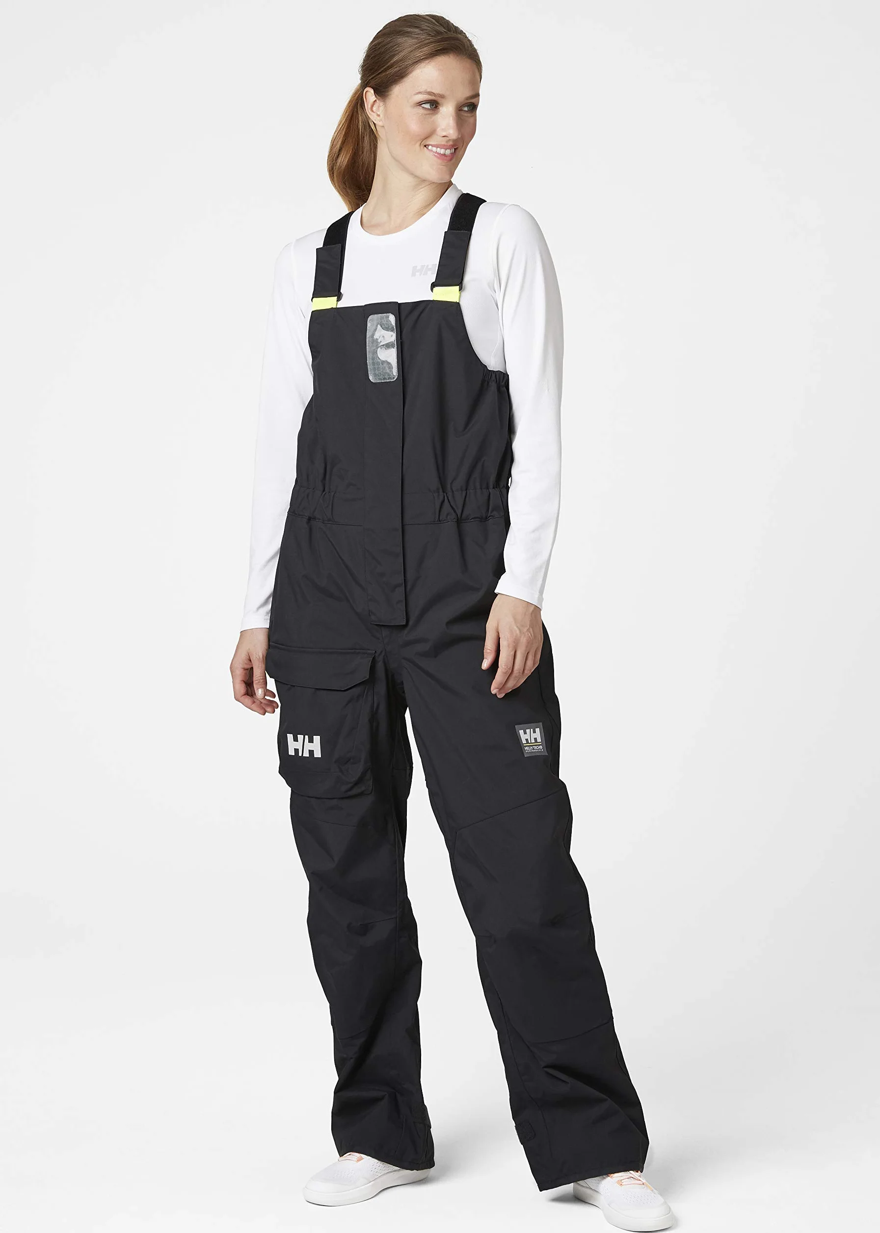 Helly-Hansen Kobiety W Pier Bib Spodnie, Czarny, L
