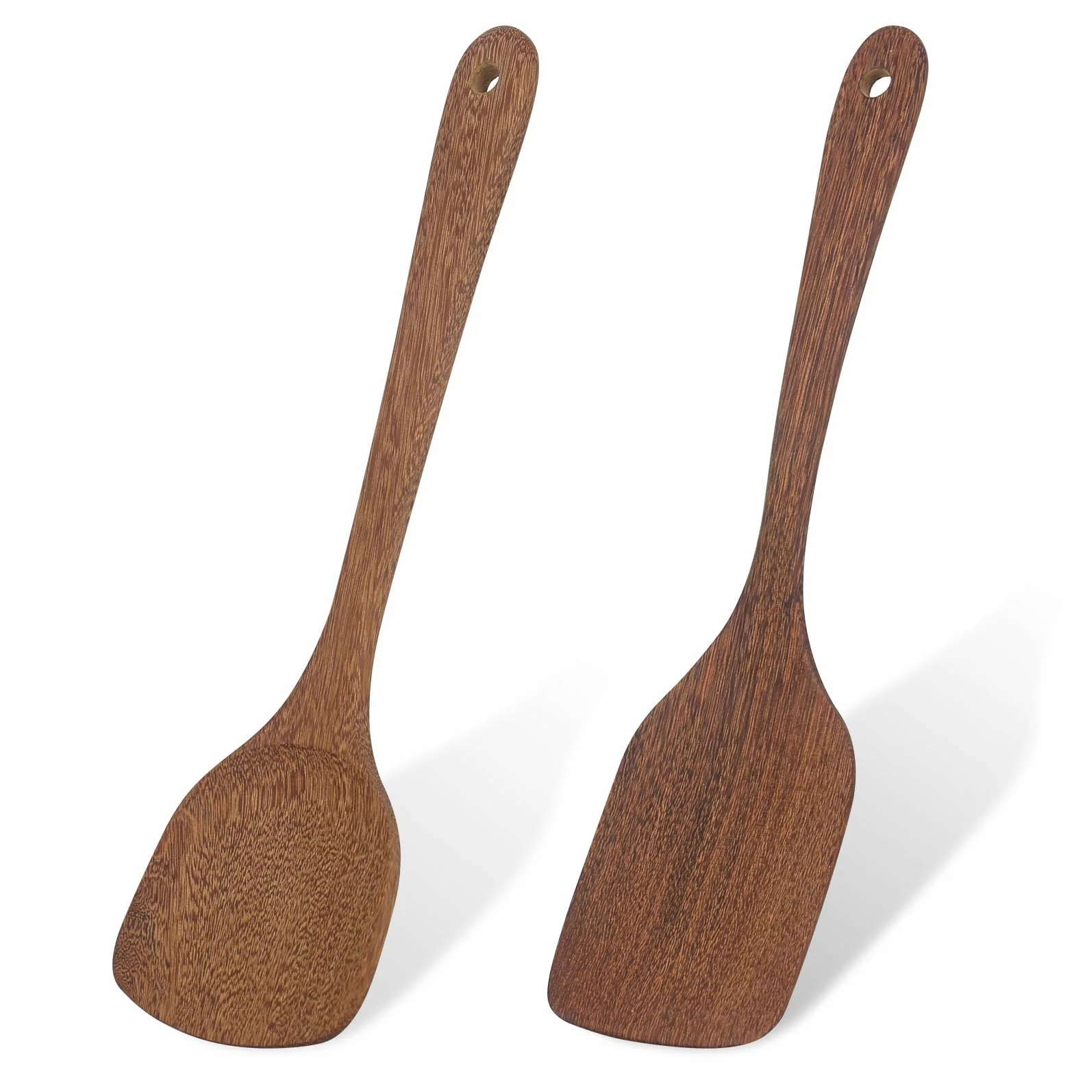 Drewniana łopatka kuchenna 30 cm 2 sztuki z oliwką