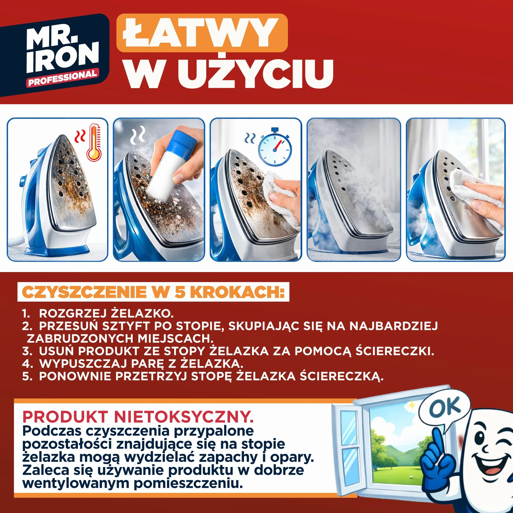 Today - 2 x uniwersalna płyta do czyszczenia żelazka - Made in Italy - Usuwa osady i chroni tekstylia