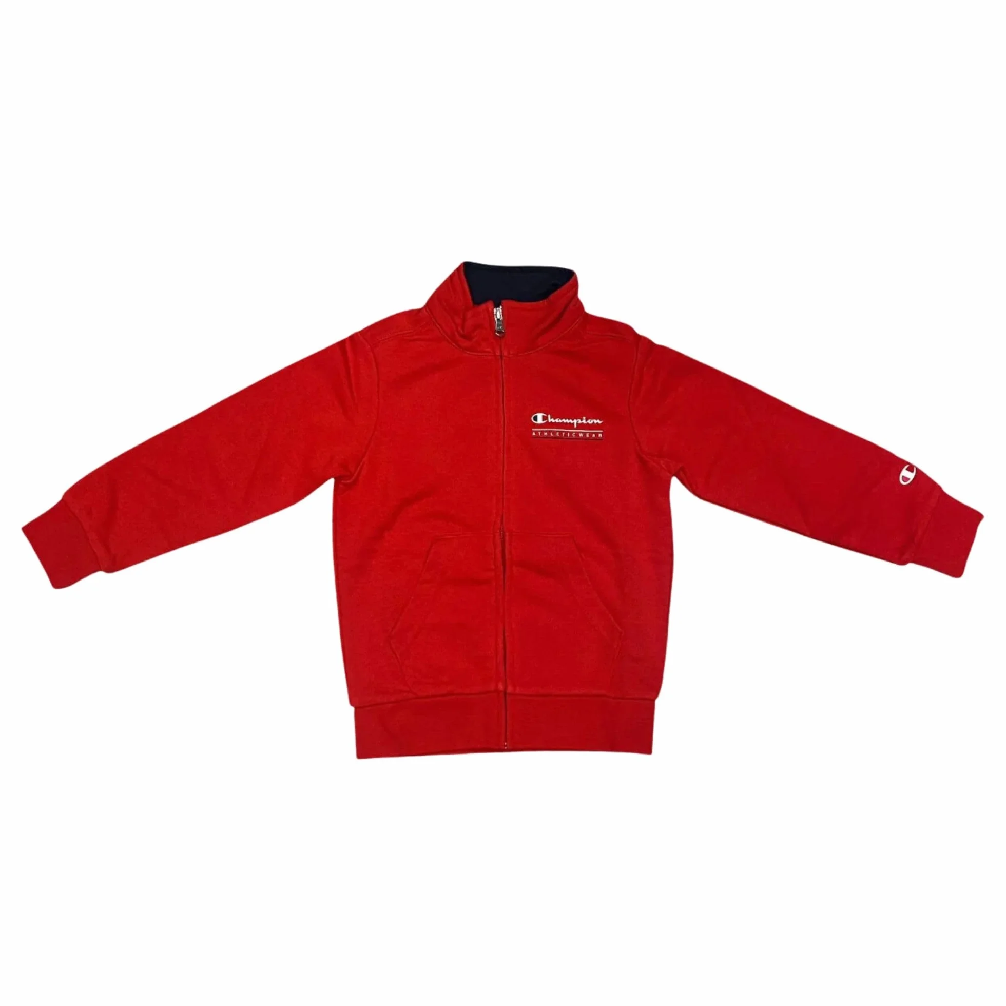 Champion Chłopięcy Legacy Boy-Graphic Full Zip Sweatsuit, Czerwony (RS011), 15-16 lat