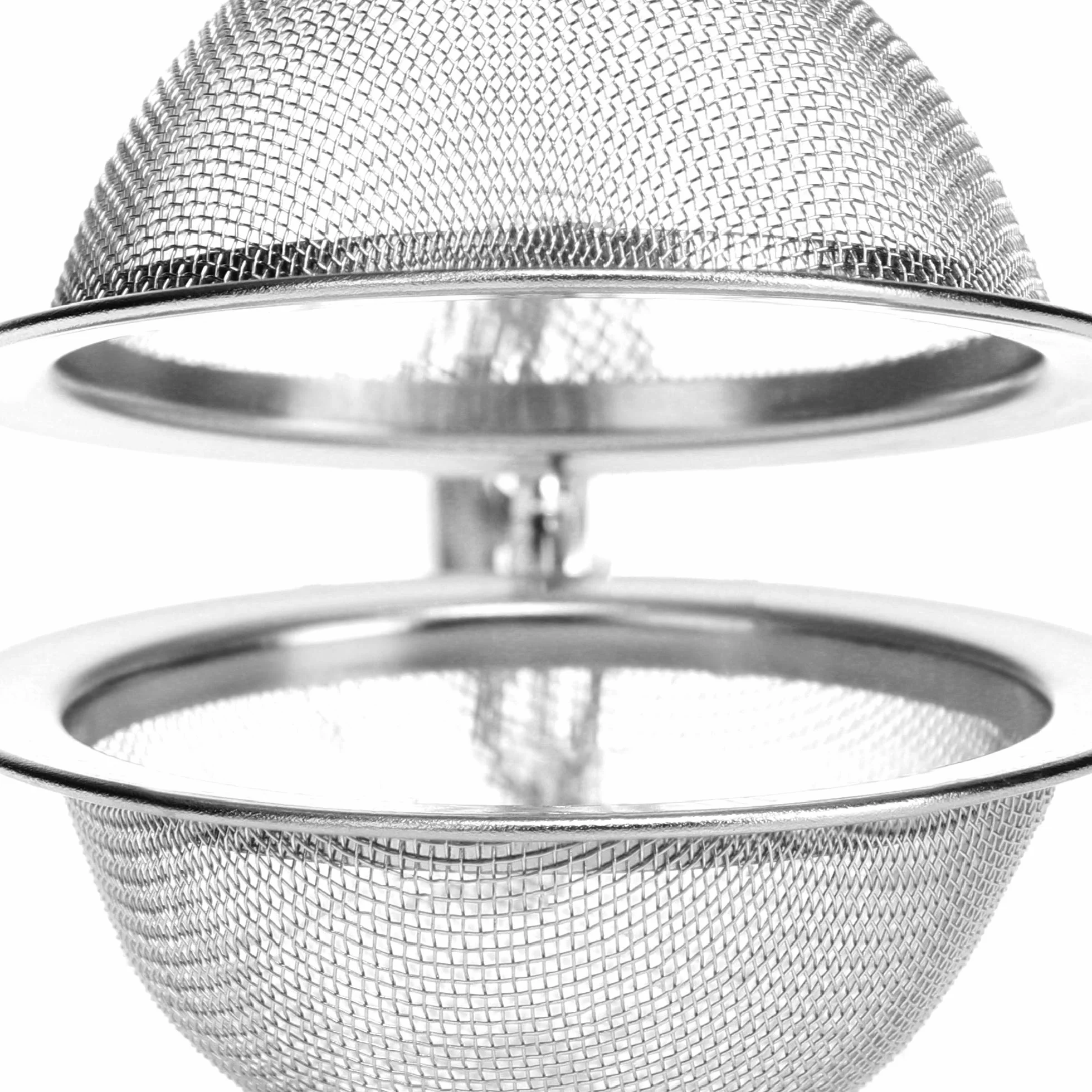 COM-FOUR® 2x Szczypce do herbaty, zaparzacz do herbaty ze stali nierdzewnej 304, Ø 5,5 cm