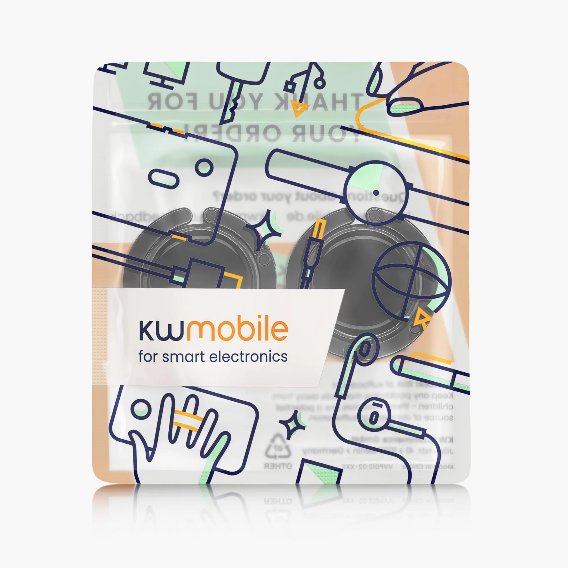 kwmobile Haczyk do torebki na stół, zestaw 2 uchwytów na torebkę, składany wieszak na torebkę, przenośny uchwyt na torbę, haczyki na biurko, hak stołowy, czarny