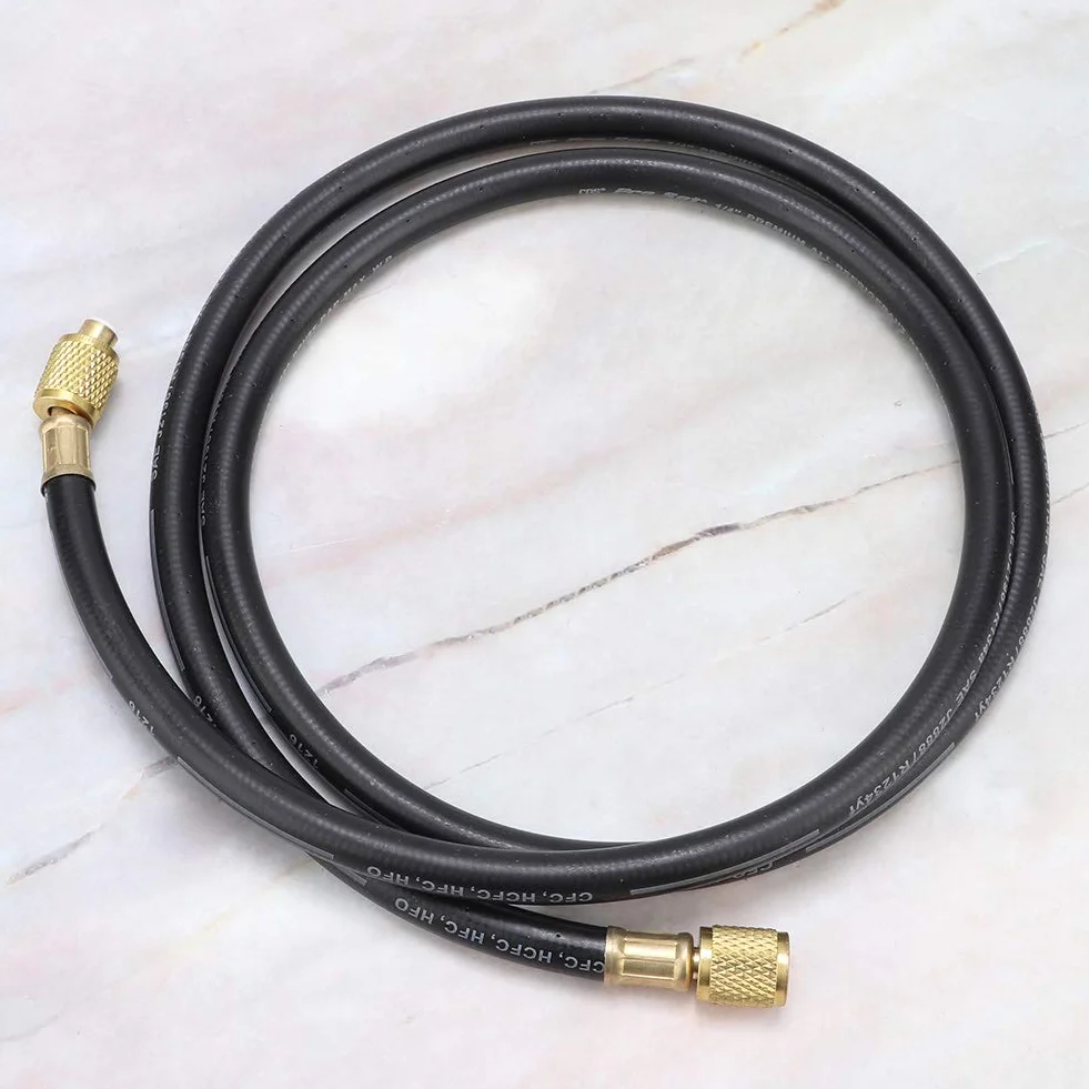 Wąż do dodawania czynnika chłodniczego, Wąż do dodawania czynnika R410 800-4000psi, Fluorkowa rura ciśnieniowa do klimatyzatora, 1/4SAE do R22 / R134a / R404, R12 / R407C / R600