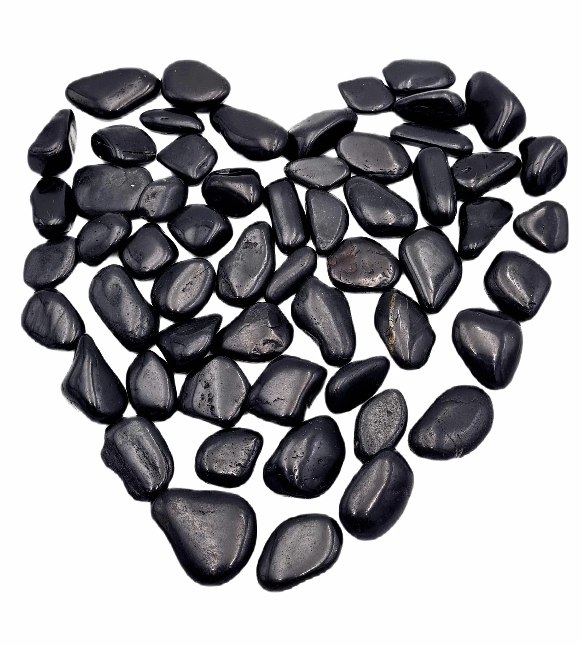 Czarne kamyki duże 10 kg dekoracyjne 5-8 cm polerowane naturalne kamienie rzeczne do ogrodu