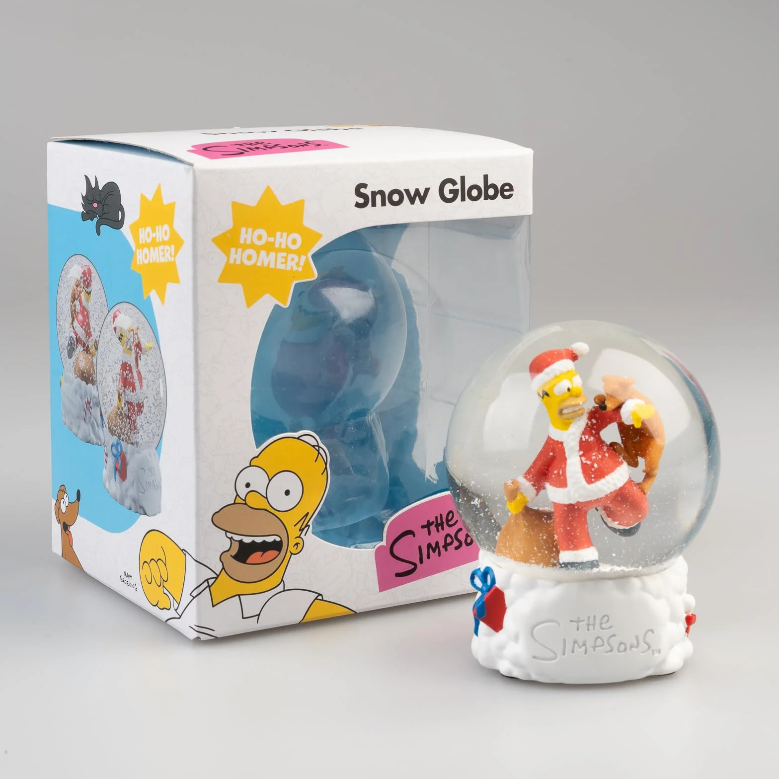 Grupo Erik Snow Globe - The Simpsons Merch | Snow Globes For Adults & For Children | Homer Simpson Gifts For Christmas, The Simpsons Gifts Under 20 Pounds