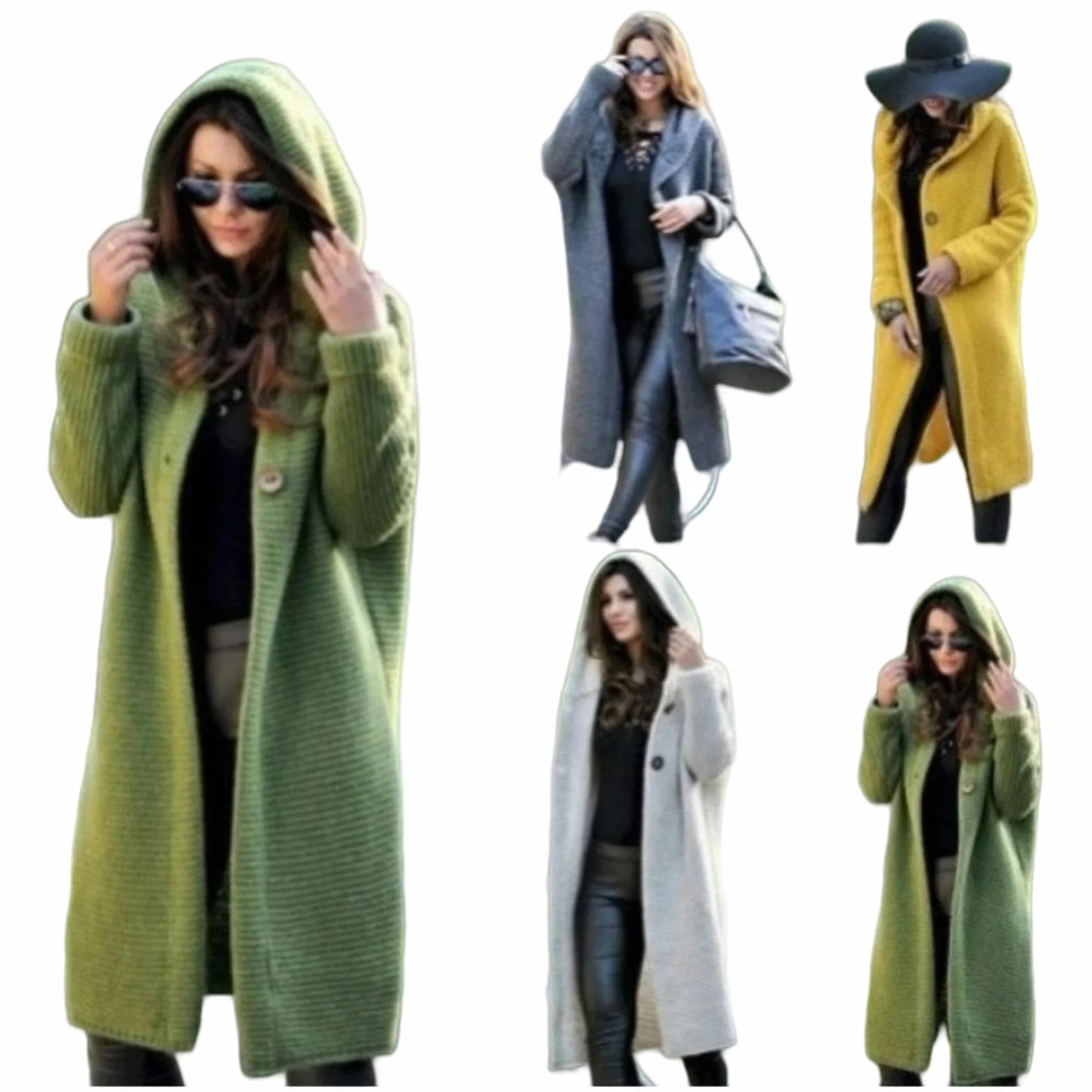 Letni Sweter Kobiety O Luźnym Kroju, Długie Dzianiny Sweter Kobiety Topy Vintage Stałe Eleganckie Luźne Miękkie Sweater Coat