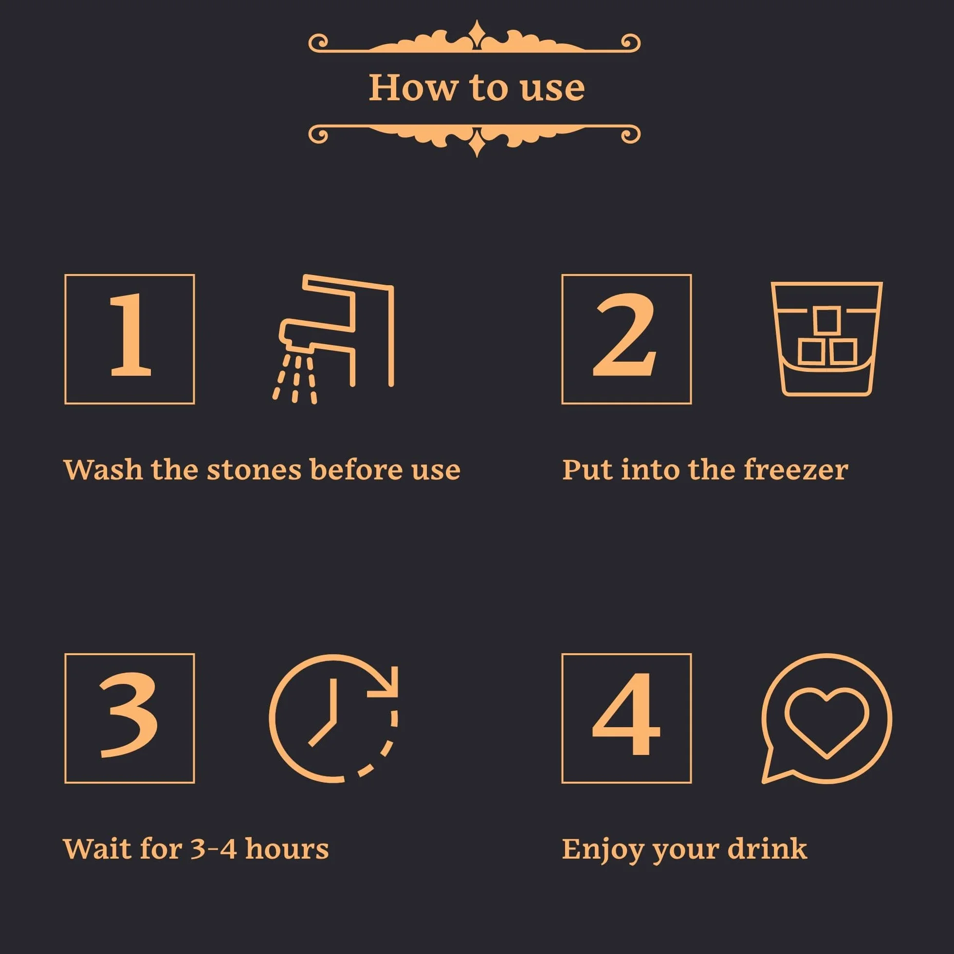 Kamienie Do Whisky Z Naturalnego Steatytu, 9 Sztuk