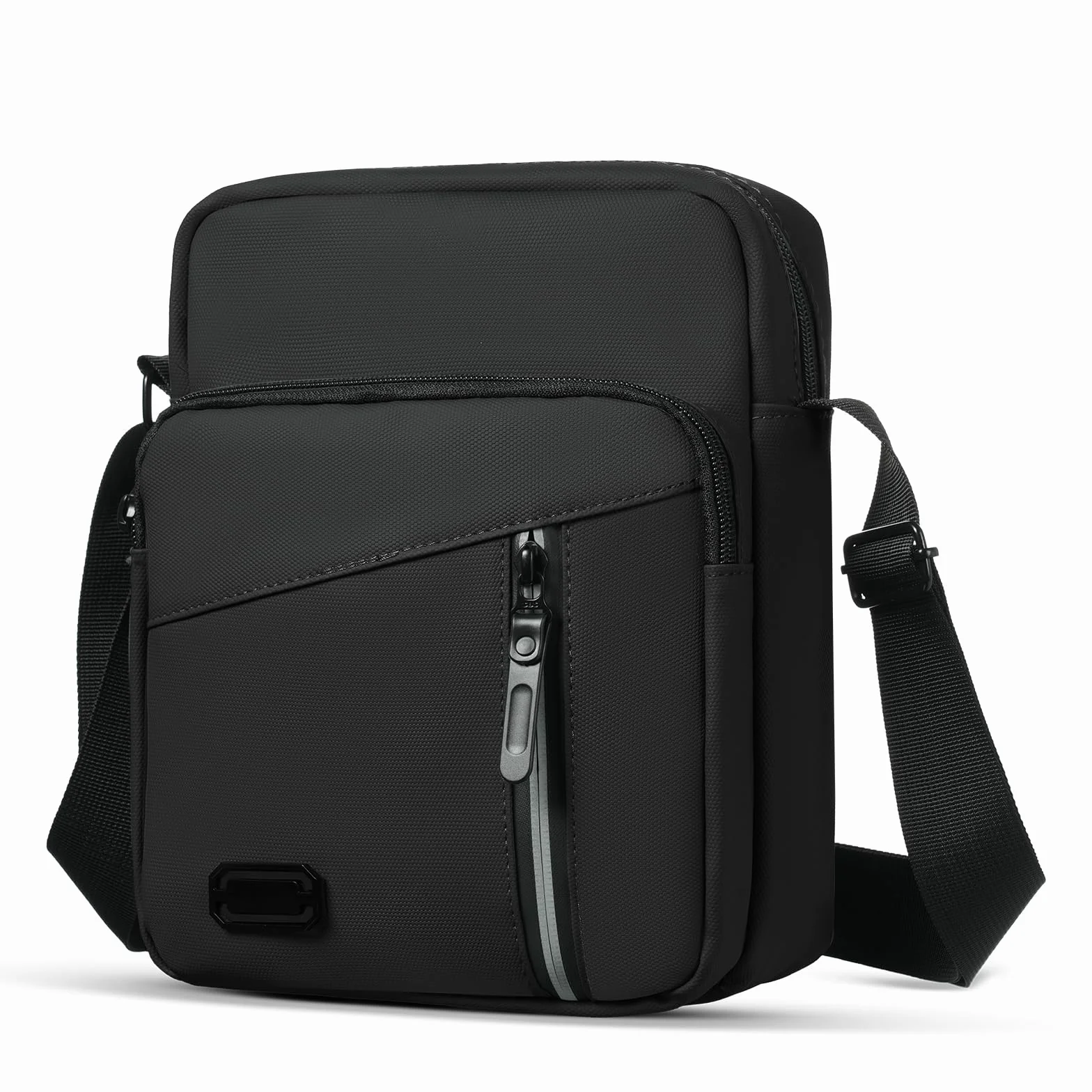 Aucuu Torba na ramię wodoszczelna męska listonoszka crossbody z wieloma kieszeniami