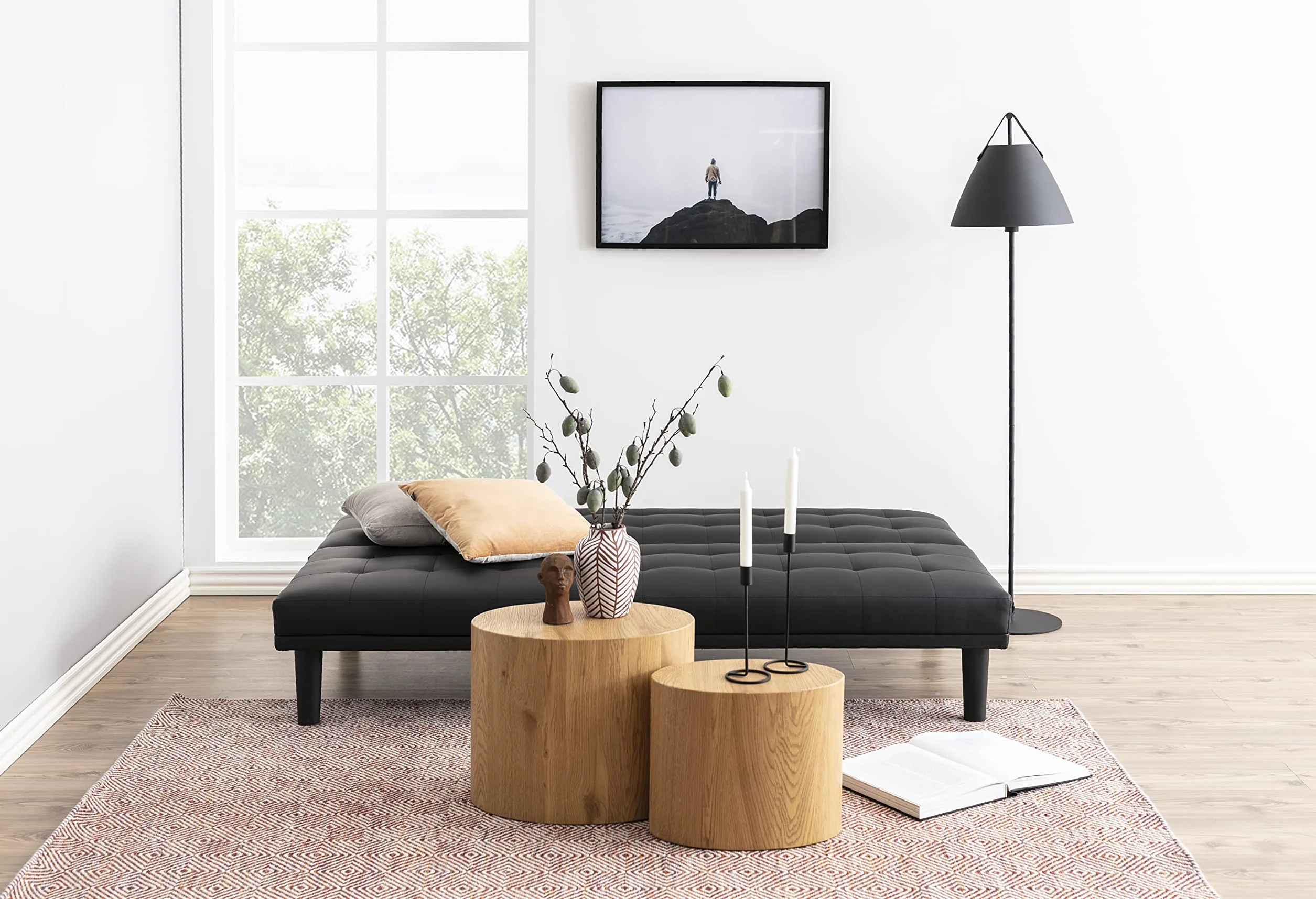 Ac Design Furniture Rico Stolik Kawowy Dziki Dąb Brązowy 2 szt.