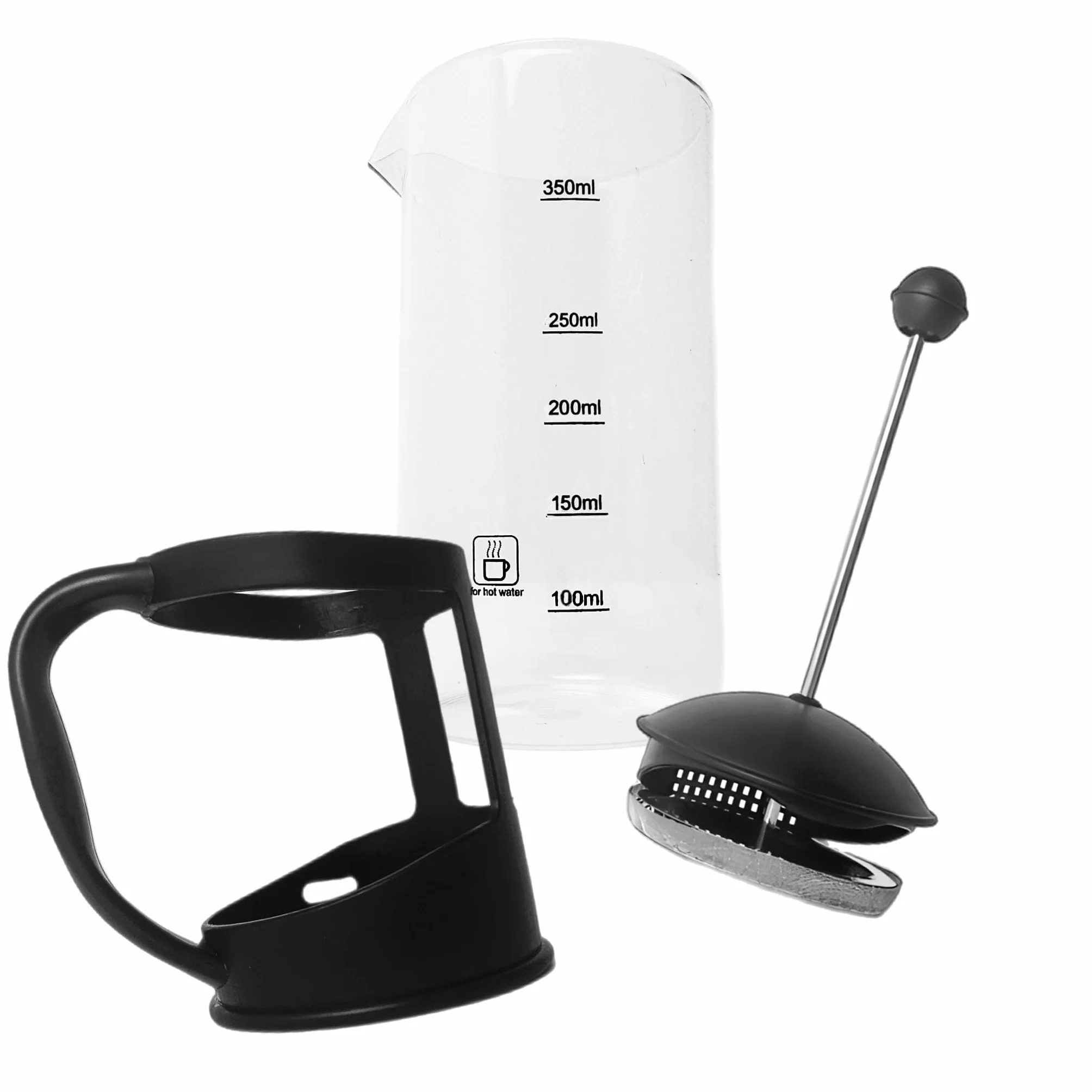 Nozzy zaparzacz do kawy French Press, zaparzacz do kawy i herbaty (350 ml)