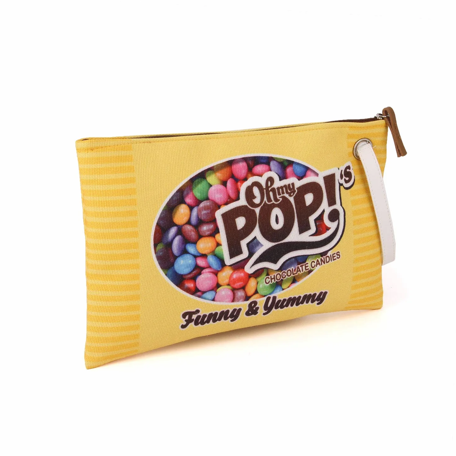 Oh My Pop! Chococandy -Kosmetyczka Sunny, Żółta, 29,5 x 20 cm