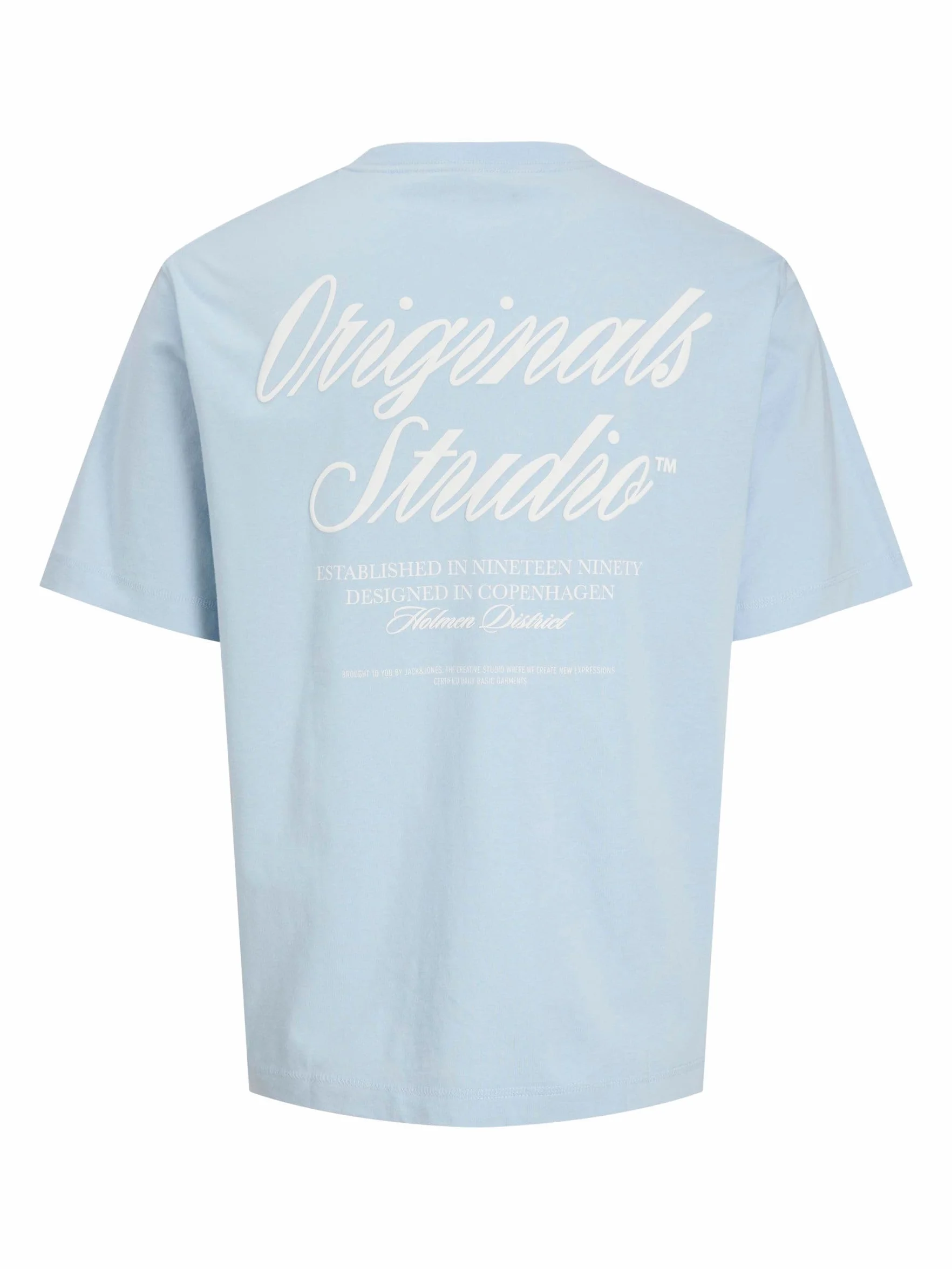 JACK & JONES Junior Jornorrebro Typo Tee Ss Crew Neck Sn Jnr, Antique White, 152